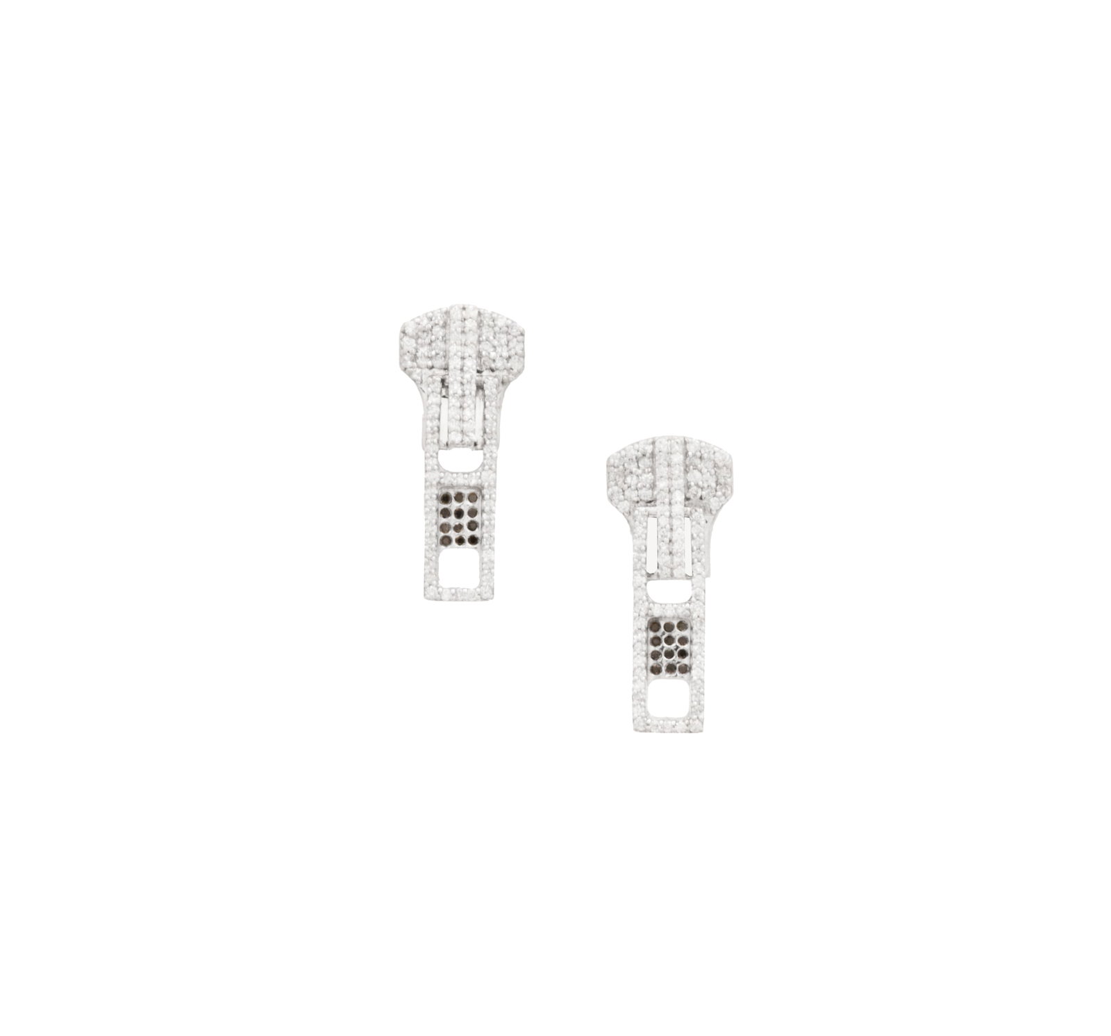 Articulated Diamond Zipper Earrings (1 of 1)