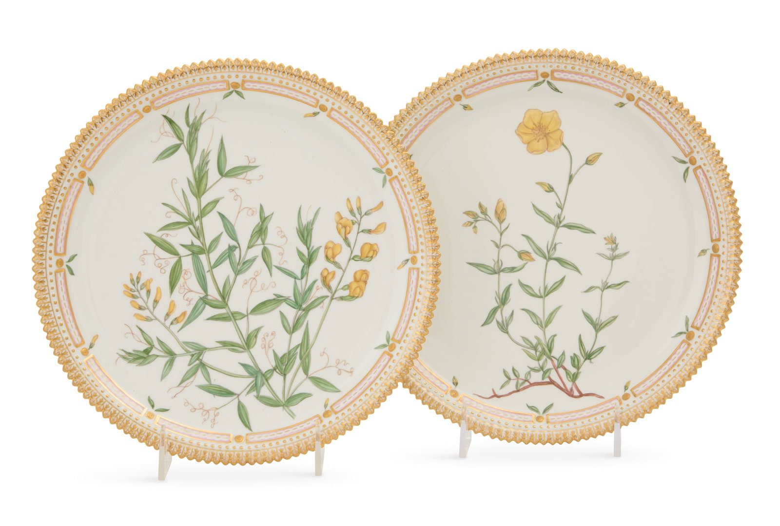 Pair of Royal Copenhagen "Flora Danica" Trays (1 of 5)
