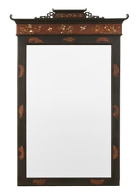 French Aesthetic Movement Mother-of-Pearl Mirror