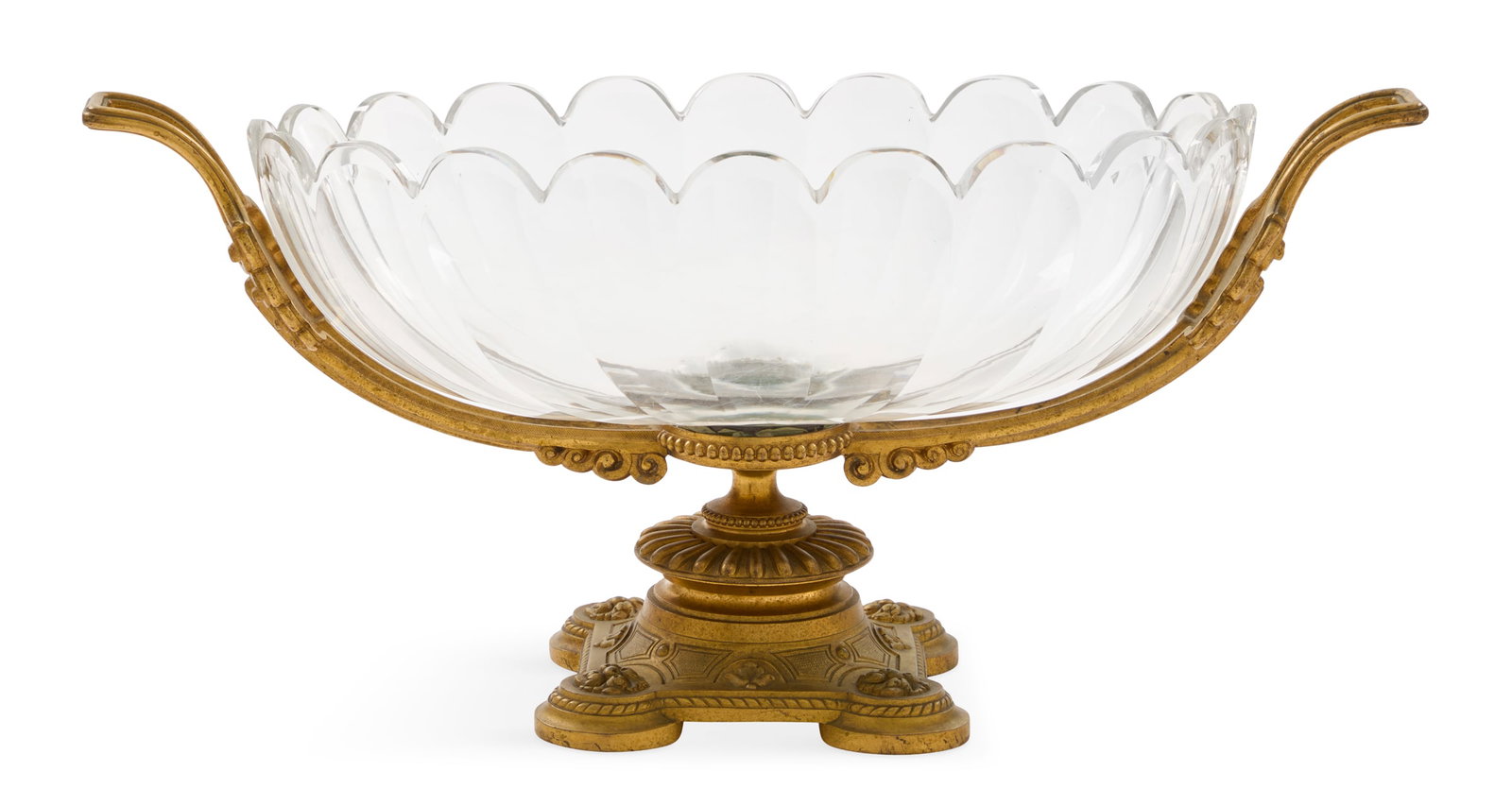 Baccarat Cut-Glass and Gilt-Bronze Centerpiece (1 of 2)