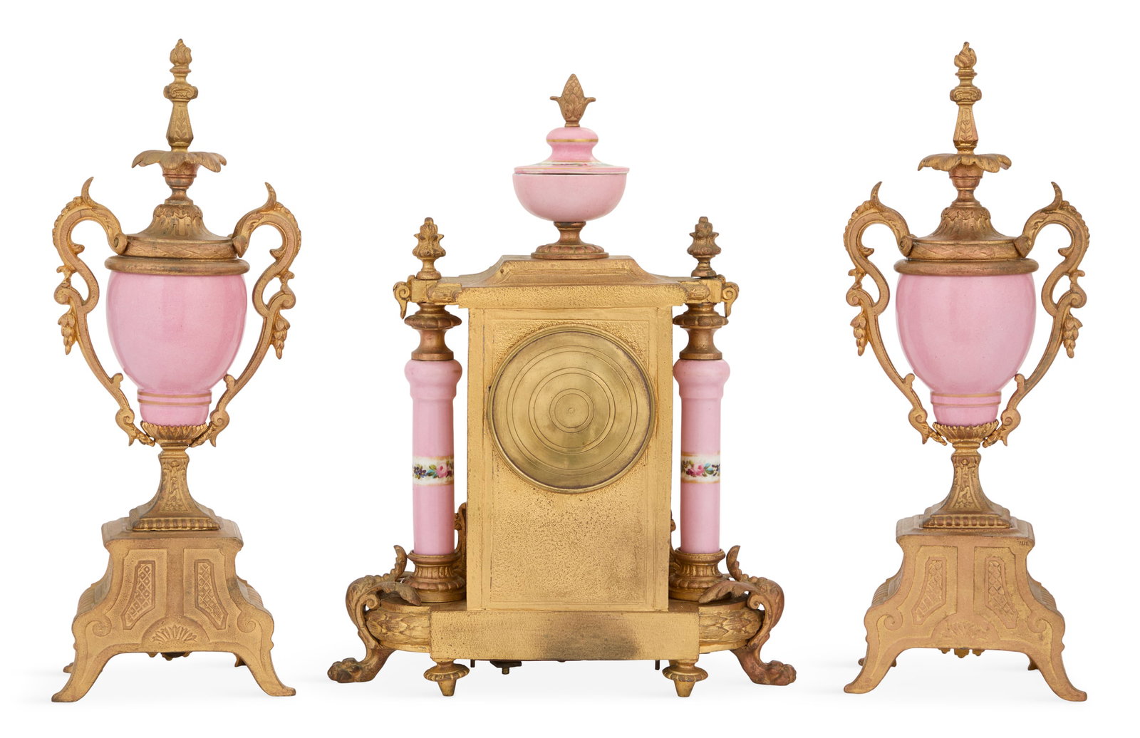 French Three-Piece Clock Set - 3
