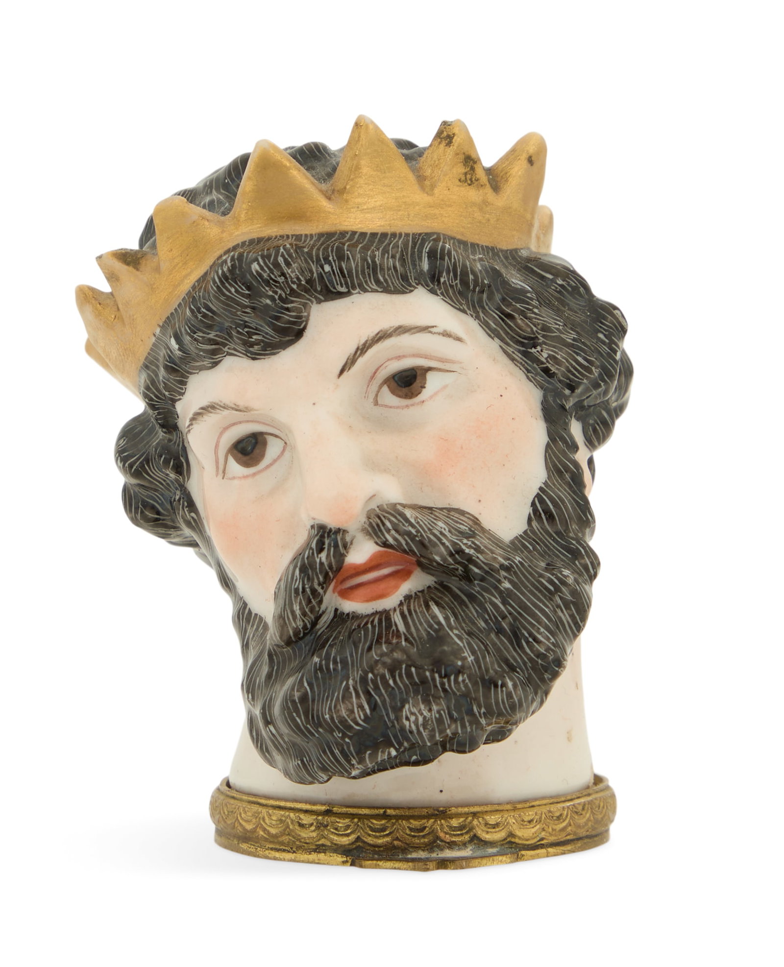 French Samson Porcelain "Neptune" Snuff Box (1 of 4)