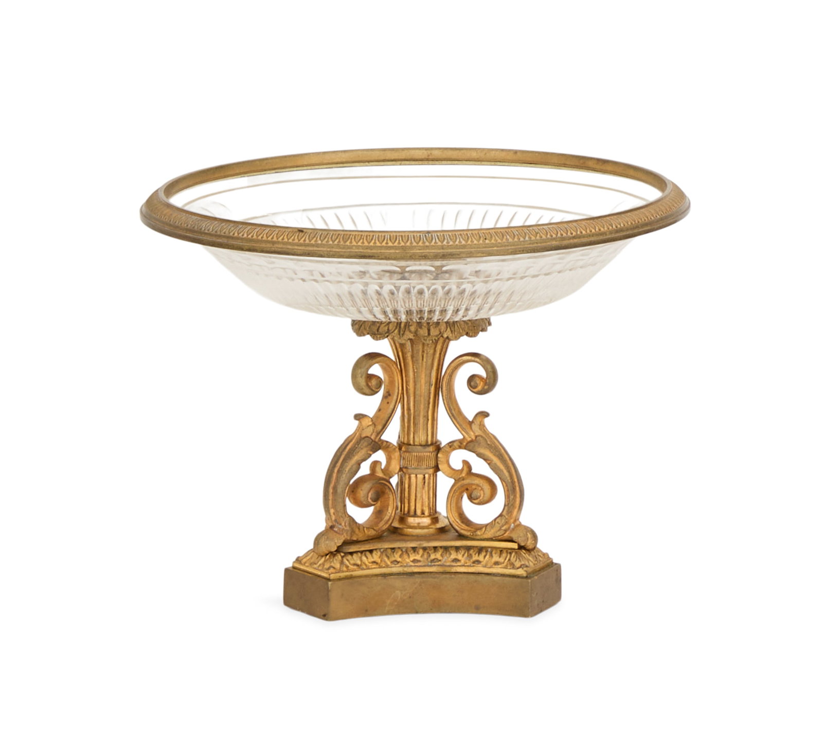 Gilt-Bronze-Mounted Cut-Crystal Tazza (1 of 2)