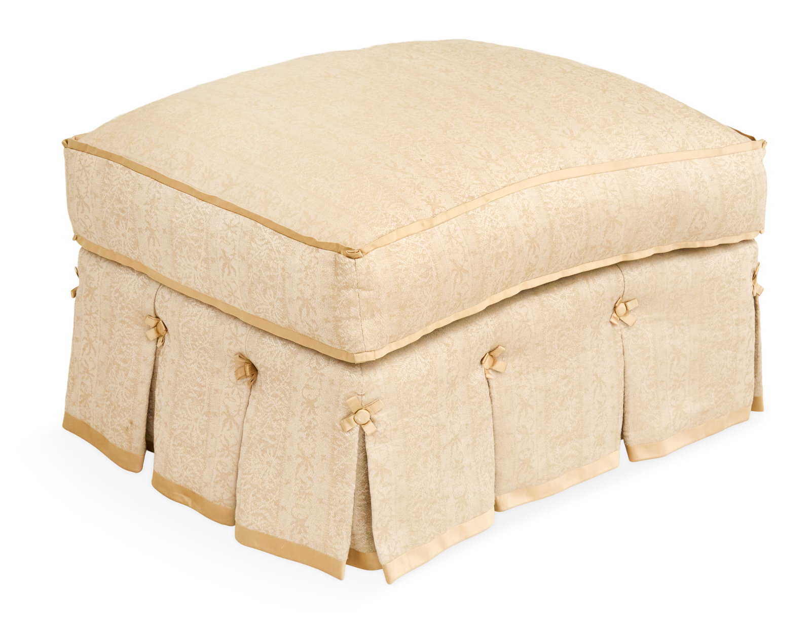 Custom Over-Stuffed Ottoman (1 of 2)