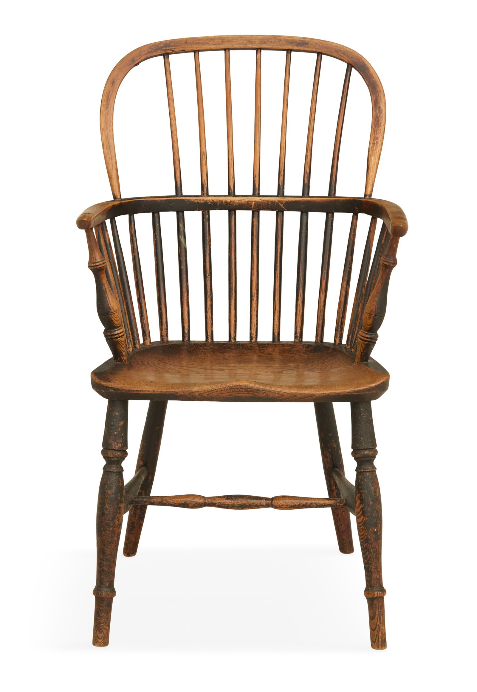 English Ash Bow-Back Windsor Armchair (1 of 3)