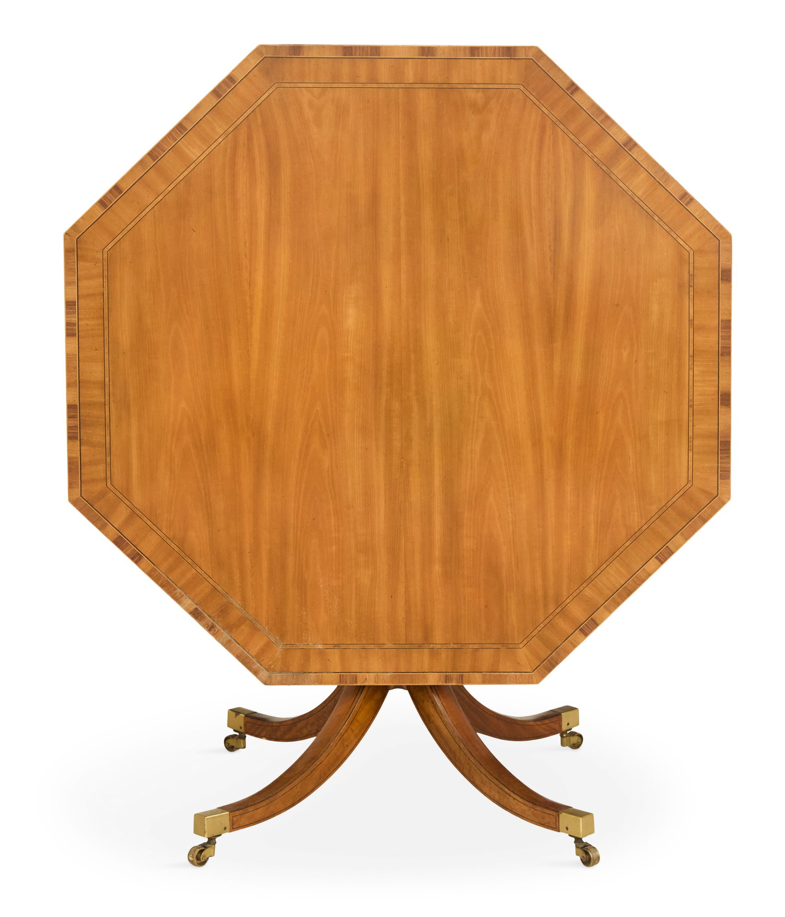 Satinwood and Mahogany Tilt-Top Table (1 of 6)
