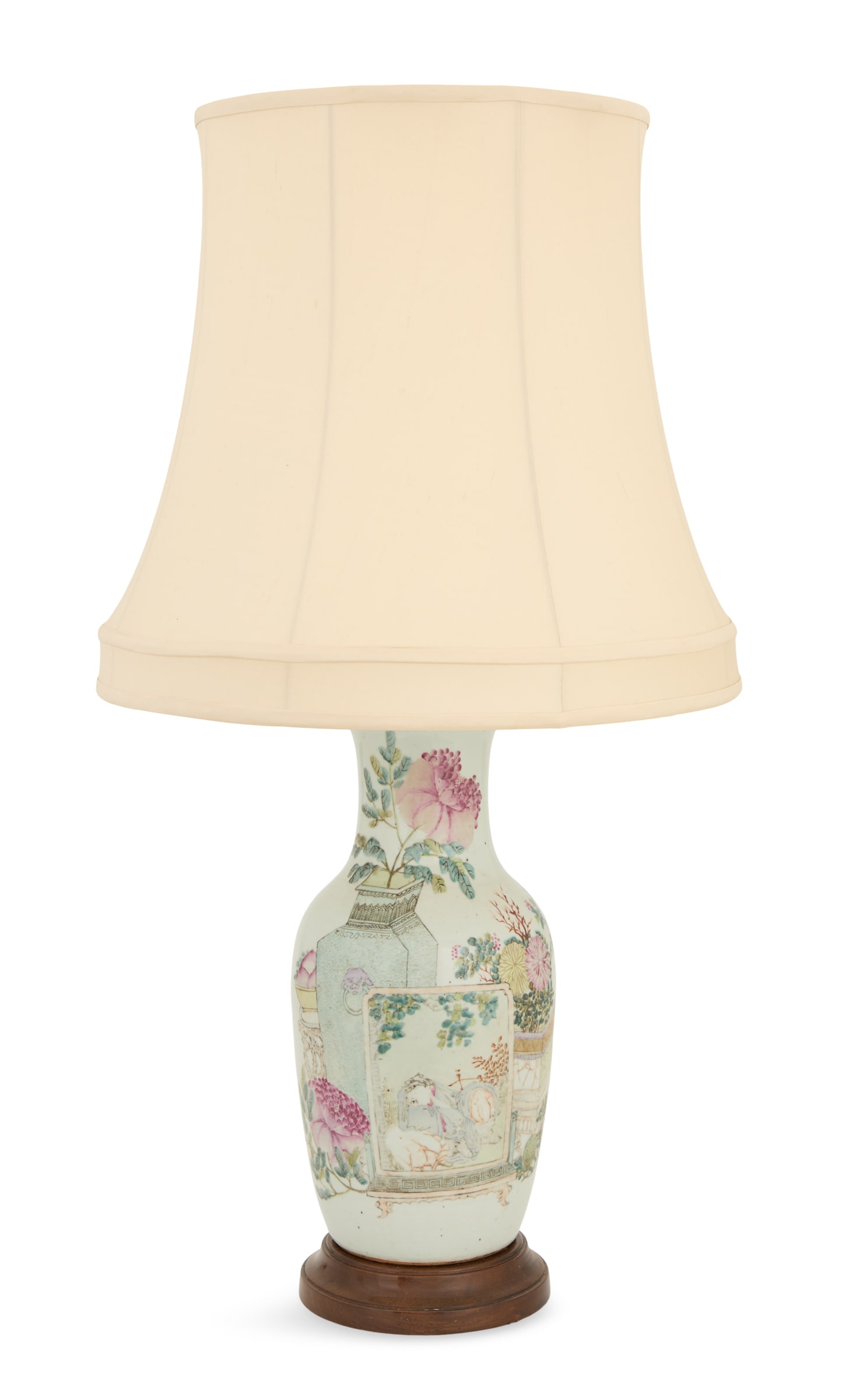 Chinese Export Porcelain Vase Lamp (1 of 3)