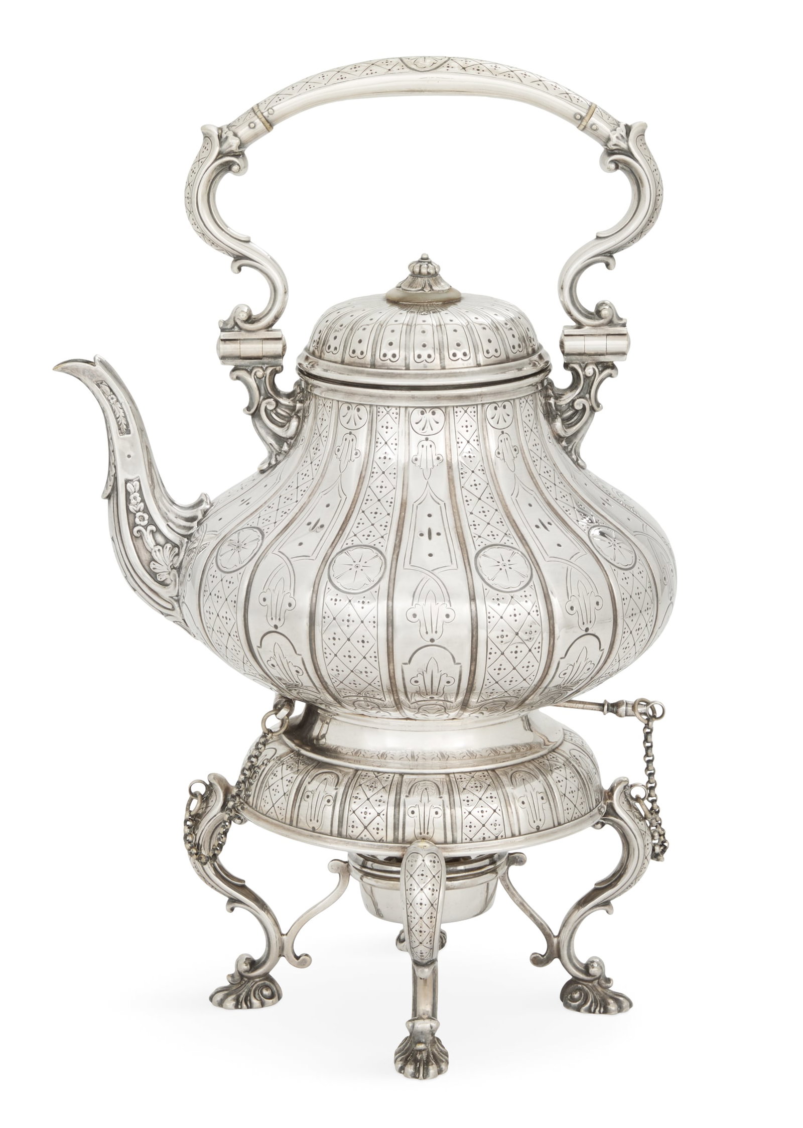 Victorian Elkington Silverplate Kettle-on-Stand (1 of 2)