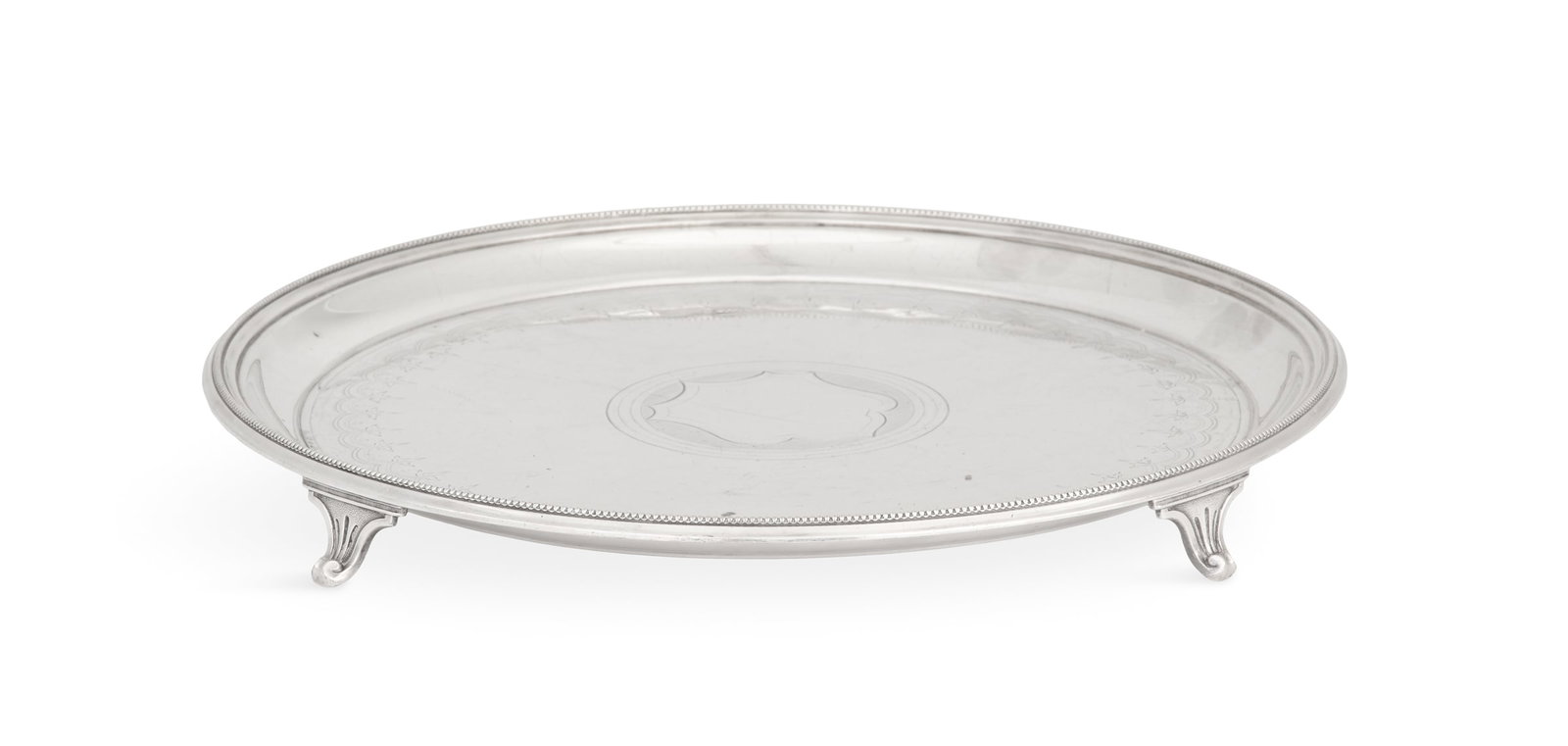 Victorian Silverplate Salver (1 of 4)