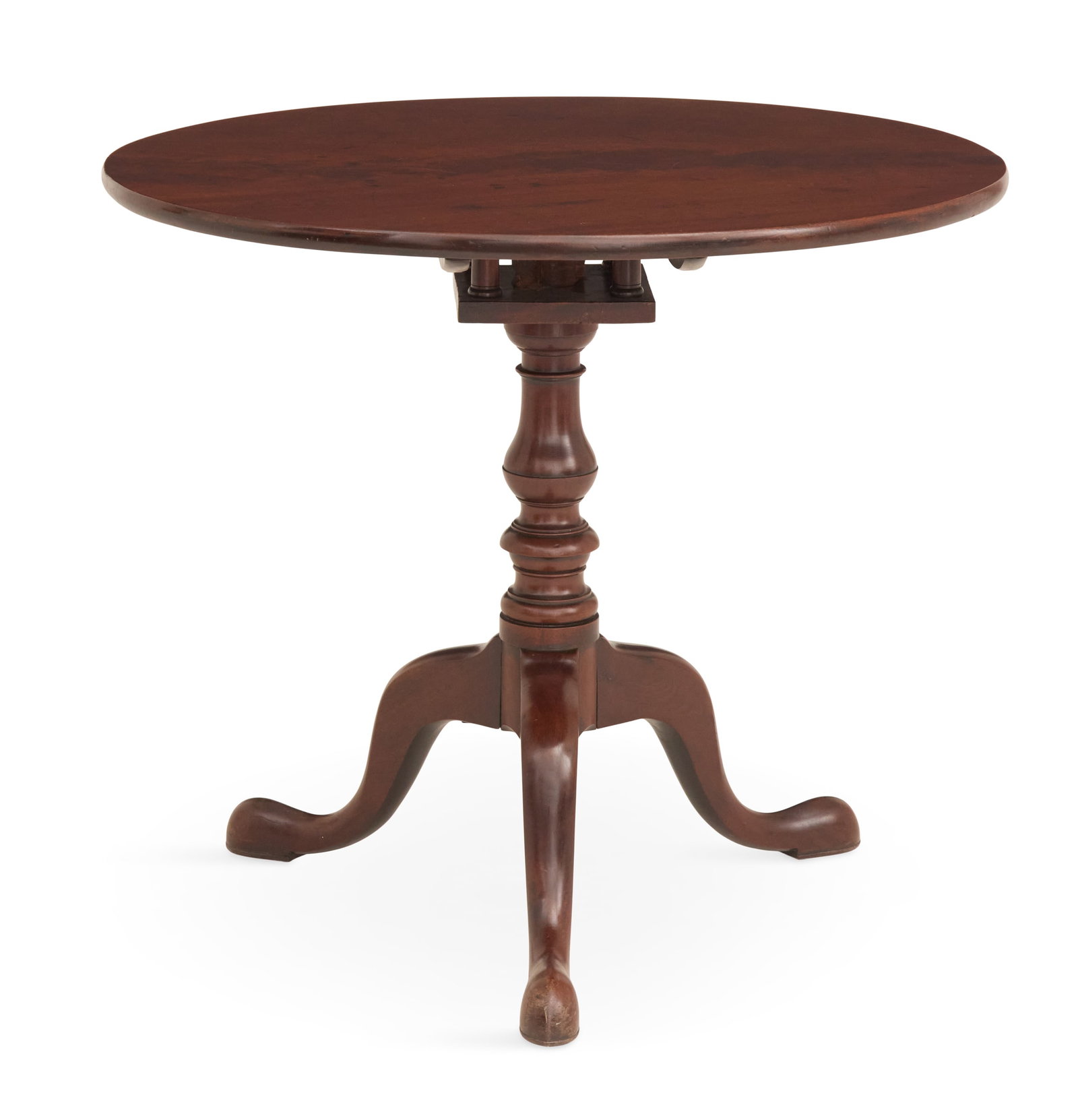 Queen Anne Mahogany Tilt-Top Tea Table (1 of 3)