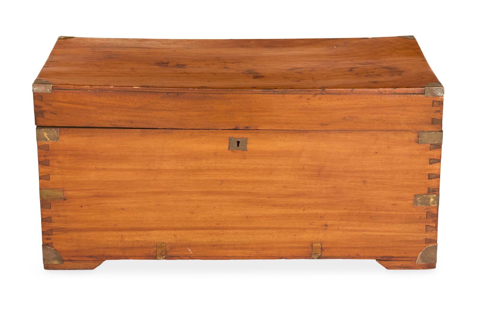Chinese Export Brass-Bound Camphorwood Chest (1 of 4)