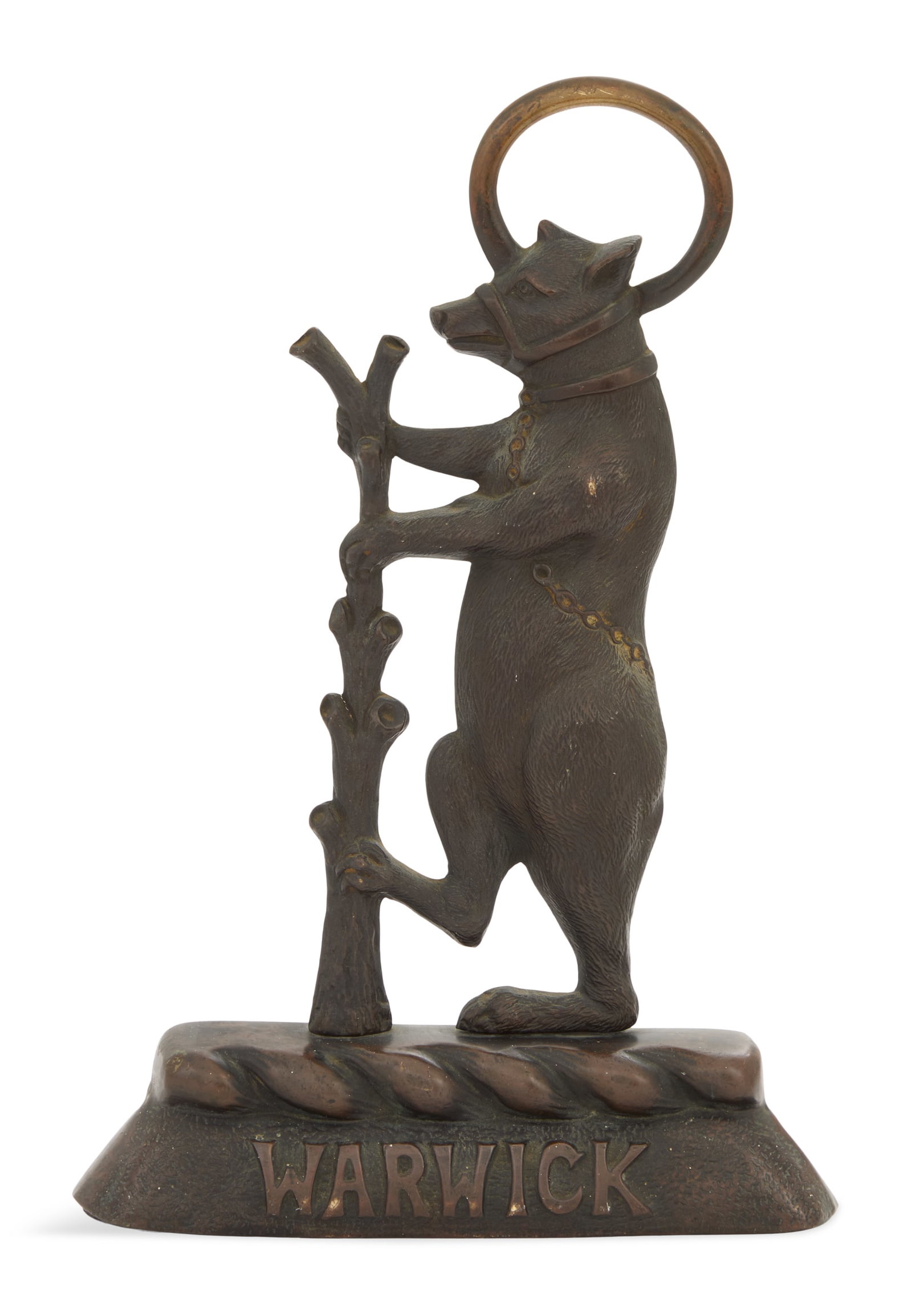 English Bronze "Earls of Warwick" Porter (1 of 2)