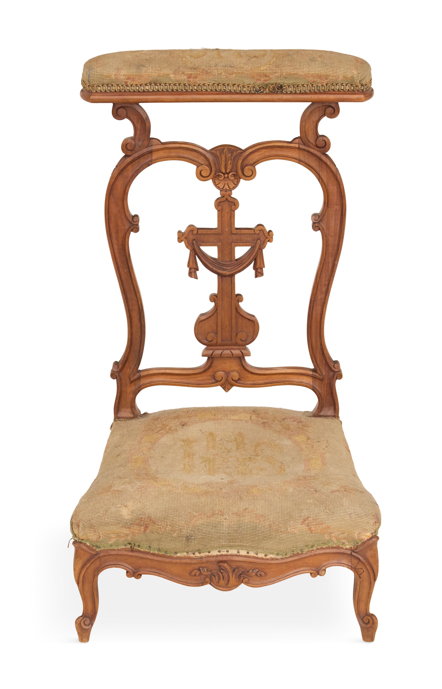 French Walnut Prie-Dieu (1 of 3)