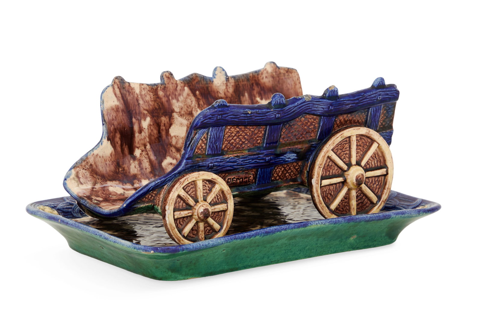 Majolica Asparagus Cart (1 of 7)