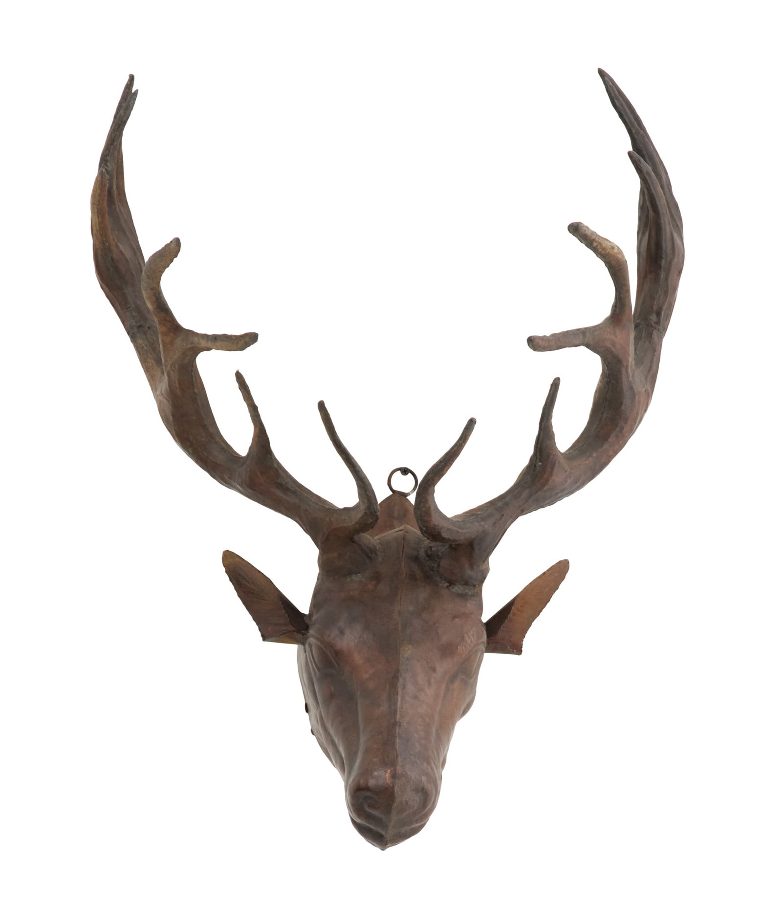 Hammered Copper Stag's Head (1 of 4)
