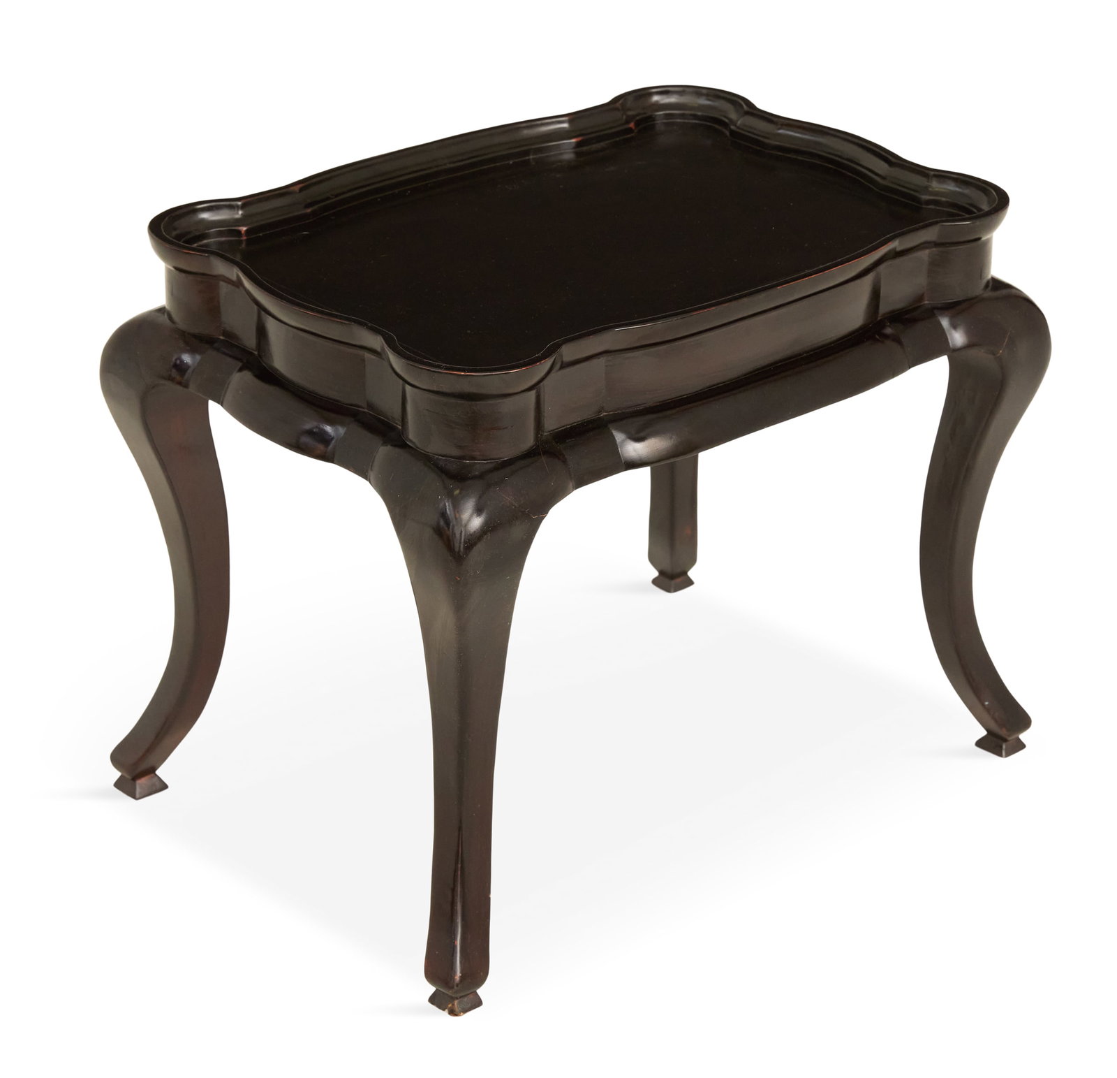 Ebony-Lacquered Side Table - 2