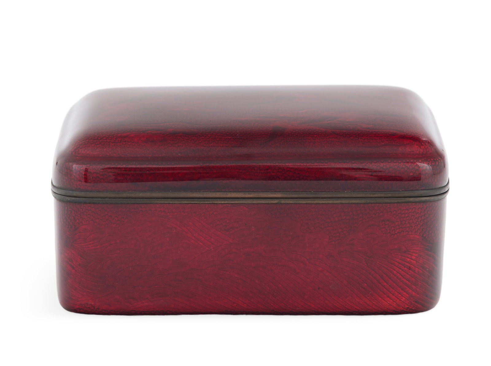 Japanese Ginbari Enamel Box (1 of 5)