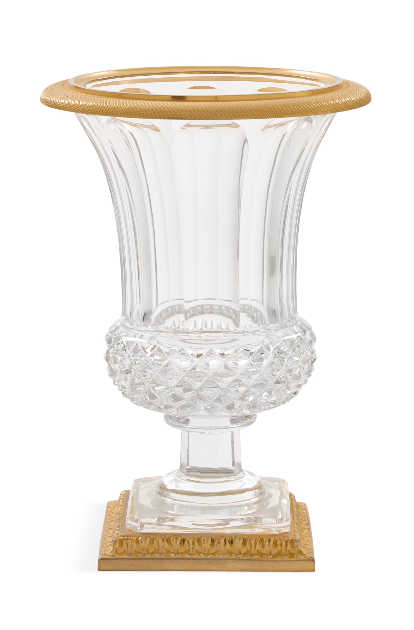 French Martin Benito Bronze and Crystal Urn (1 of 2)