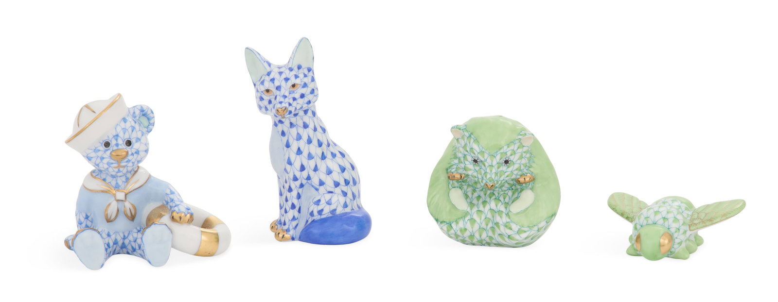 Collection of Four Herend Porcelain Figures (1 of 5)