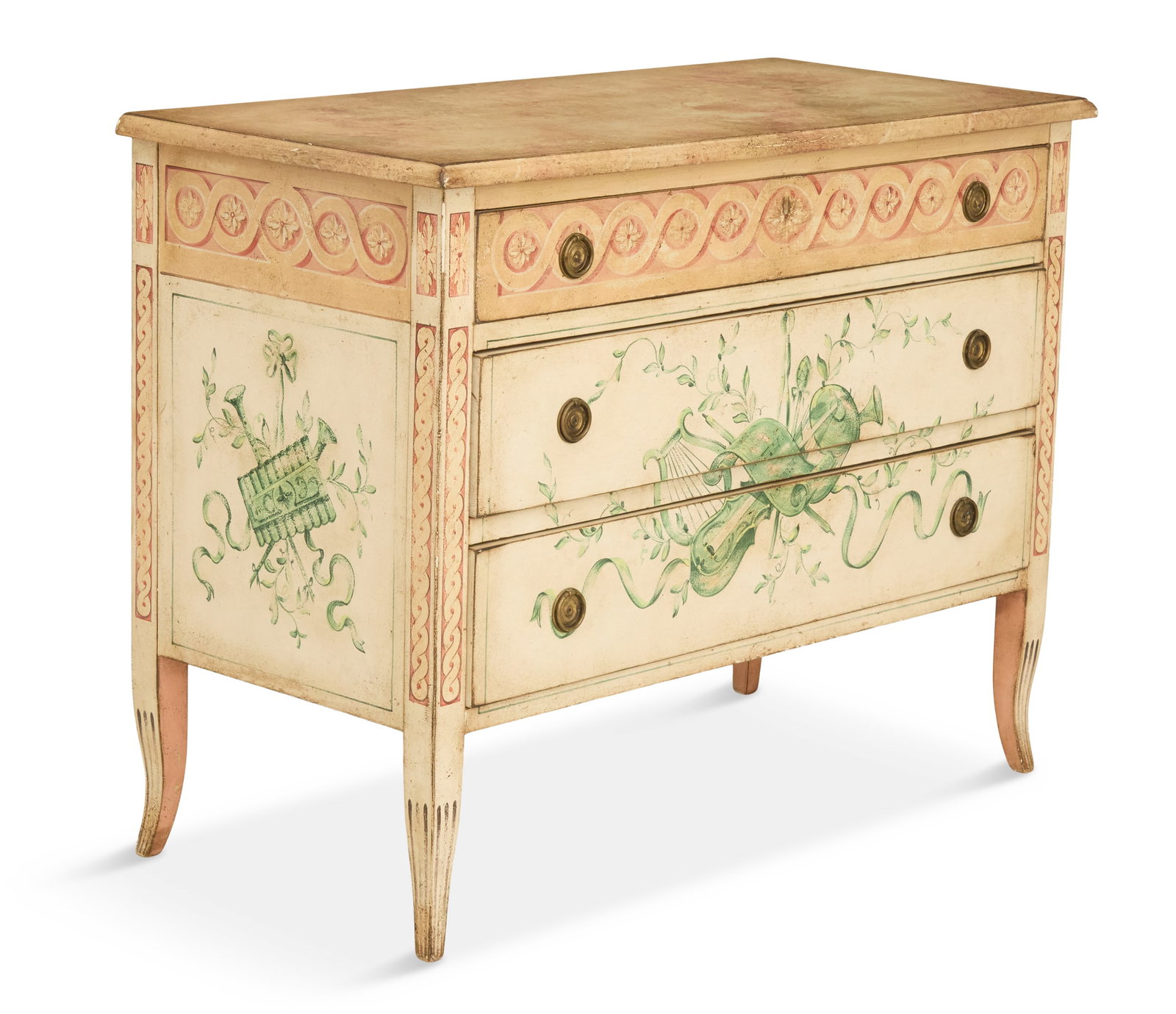 Italian Polychrome Commode - 2