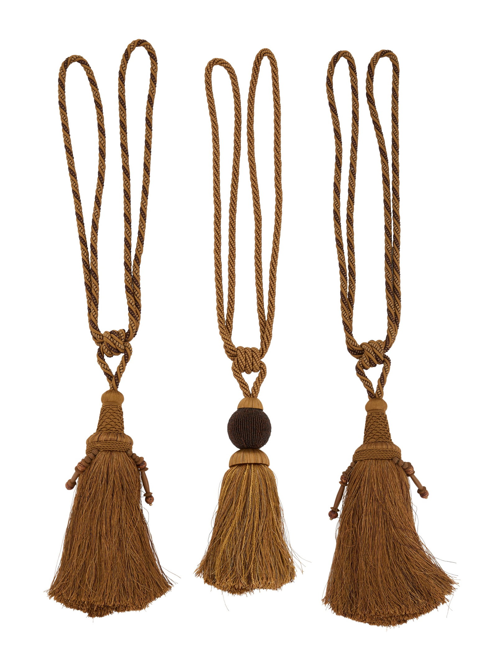 Three Silk Curtain Tie-Backs (1 of 1)