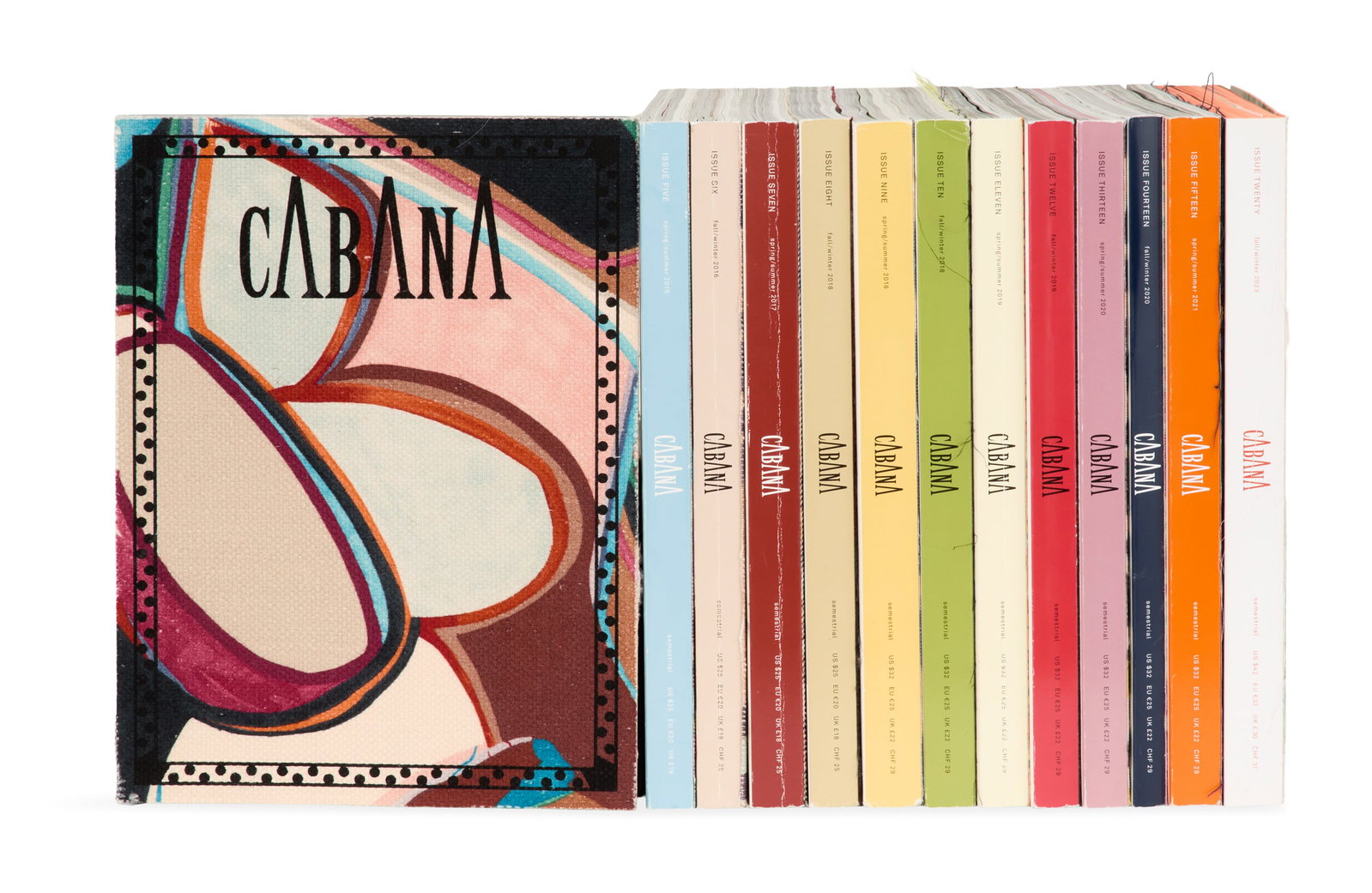 Set of Thirteen Volumes of Cabana Magazine (1 of 1)