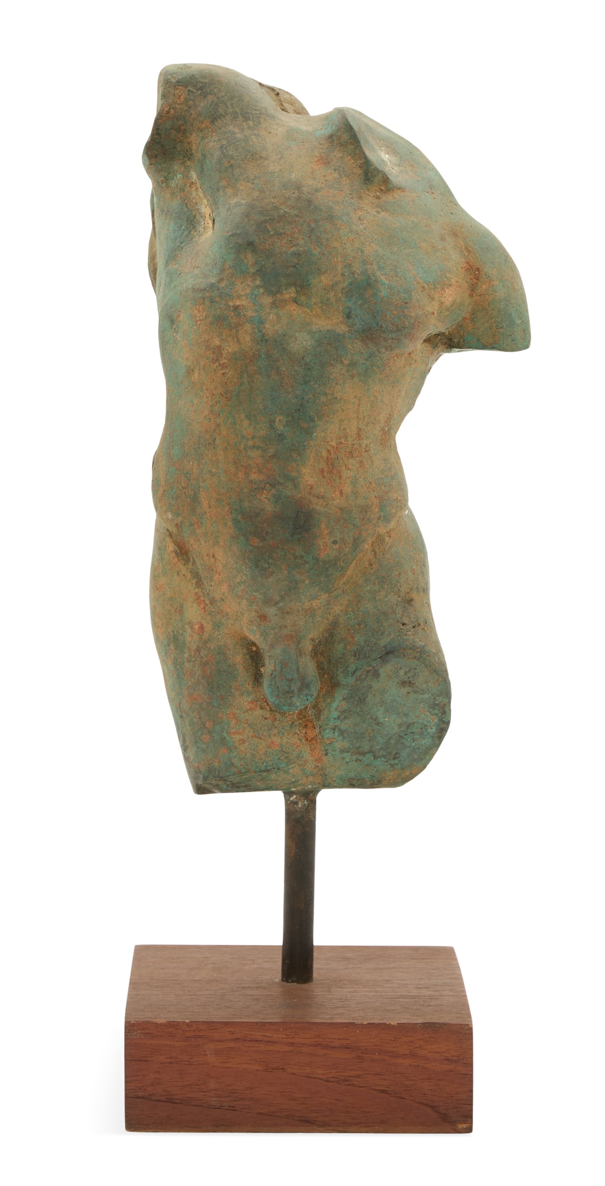 Patinated Bronze Male Torso (1 of 2)