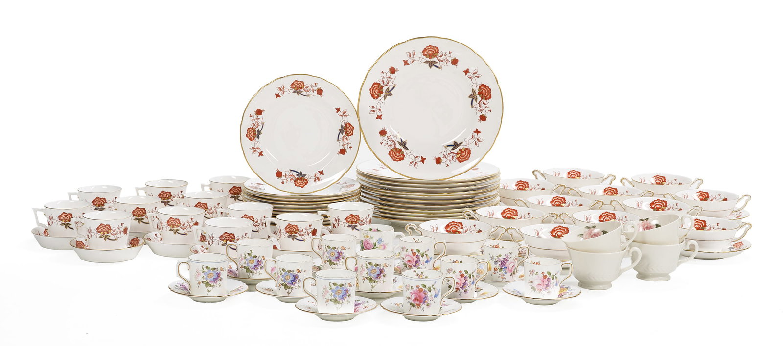 Royal Crown Derby "Bali" Dinnerware (1 of 3)
