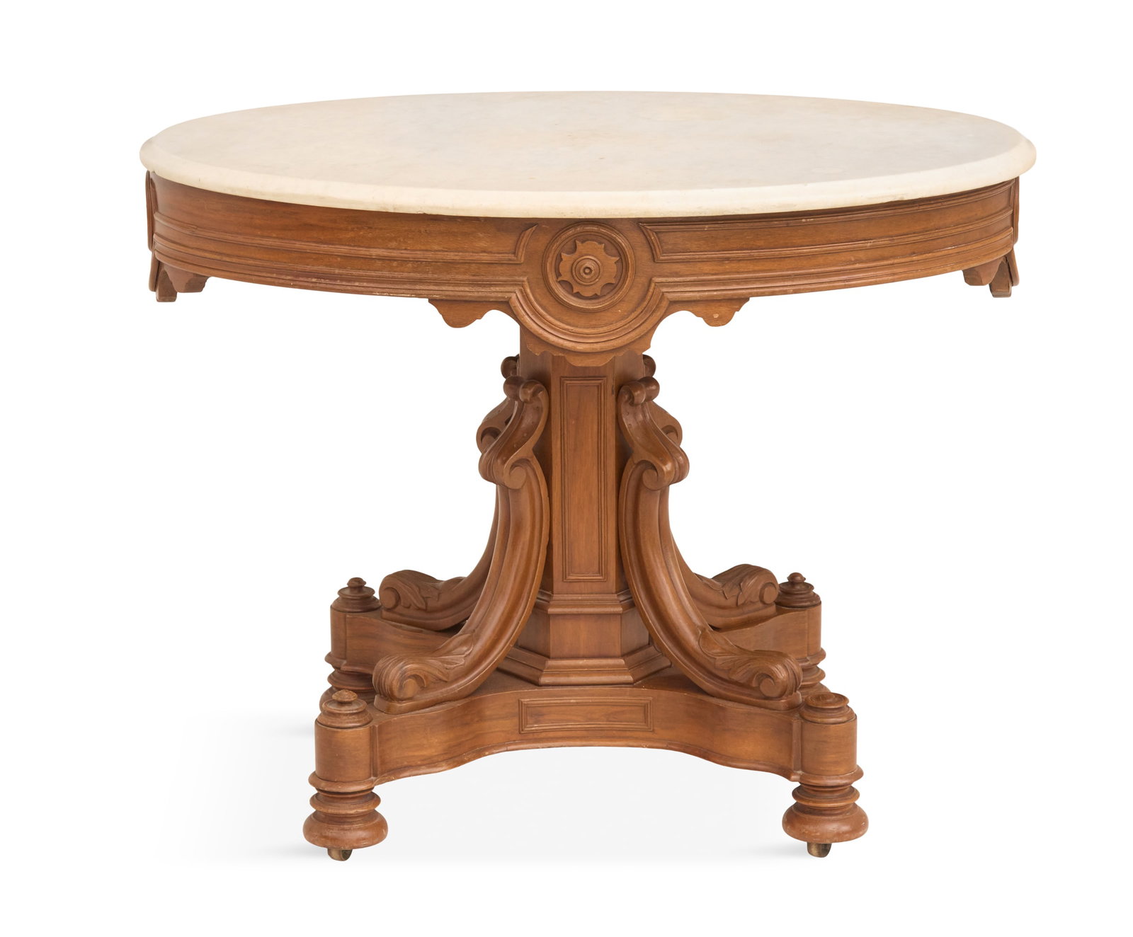 American Marble-Top Center Table (1 of 3)