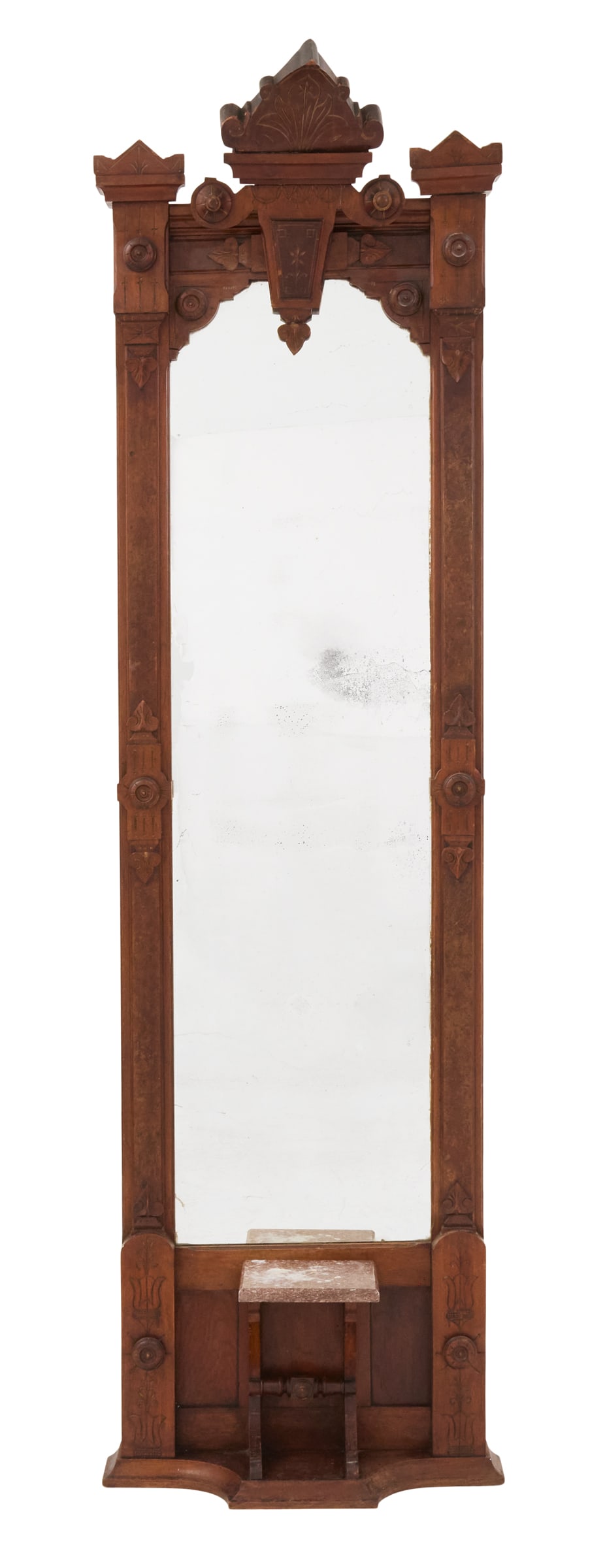 American Eastlake Marble-Top Pier Mirror (1 of 2)