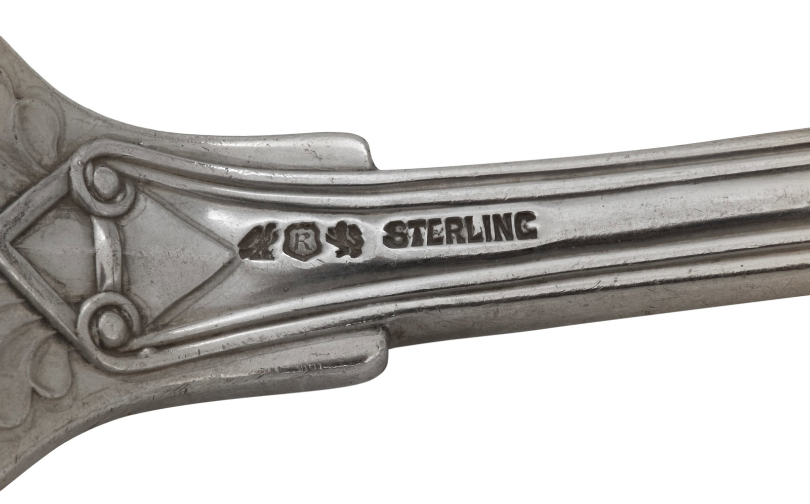 American King's Pattern Silver Flatware - 3