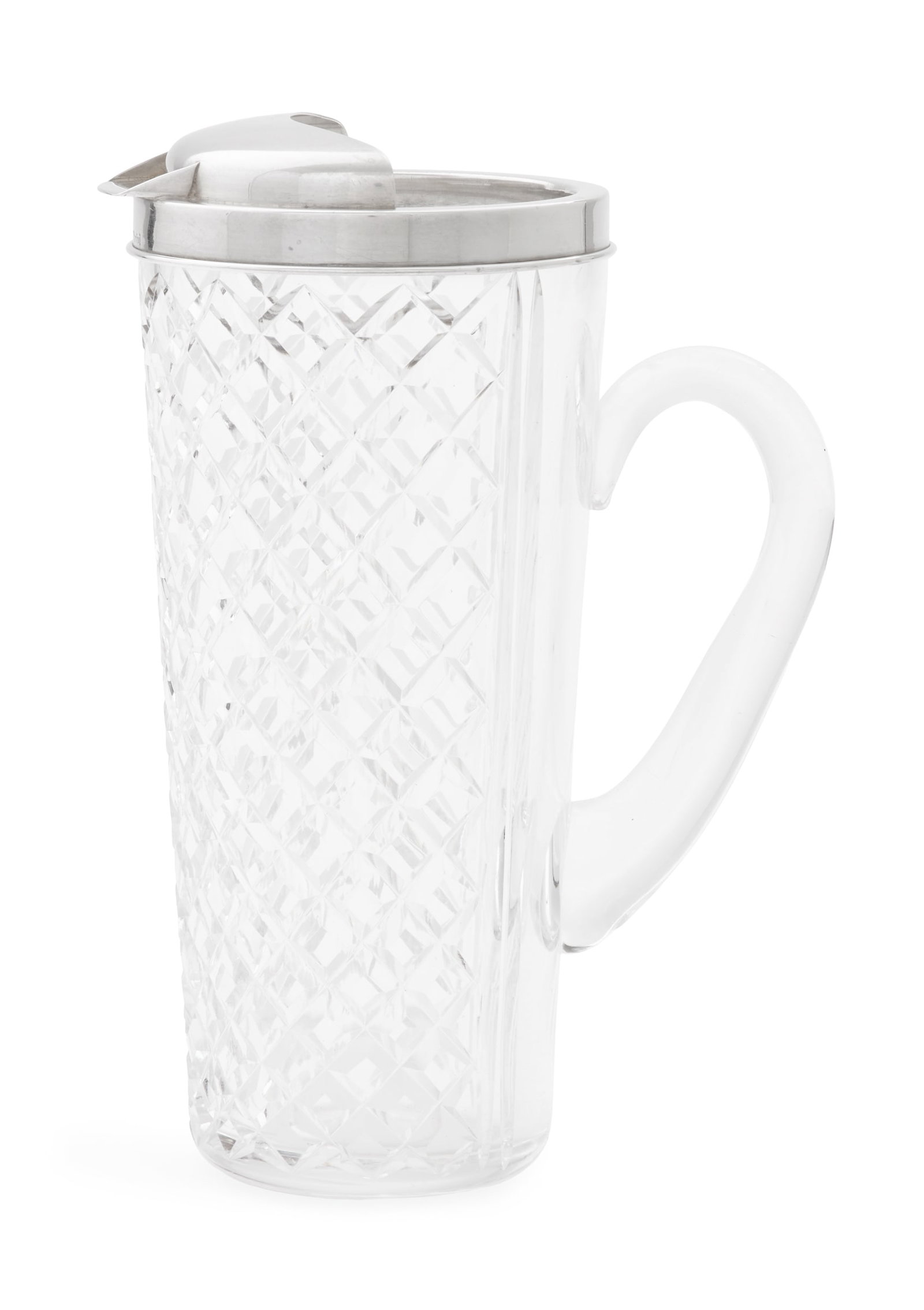 Hawkes "Delft Diamond" Cut-Glass Martini Pitcher (1 of 3)