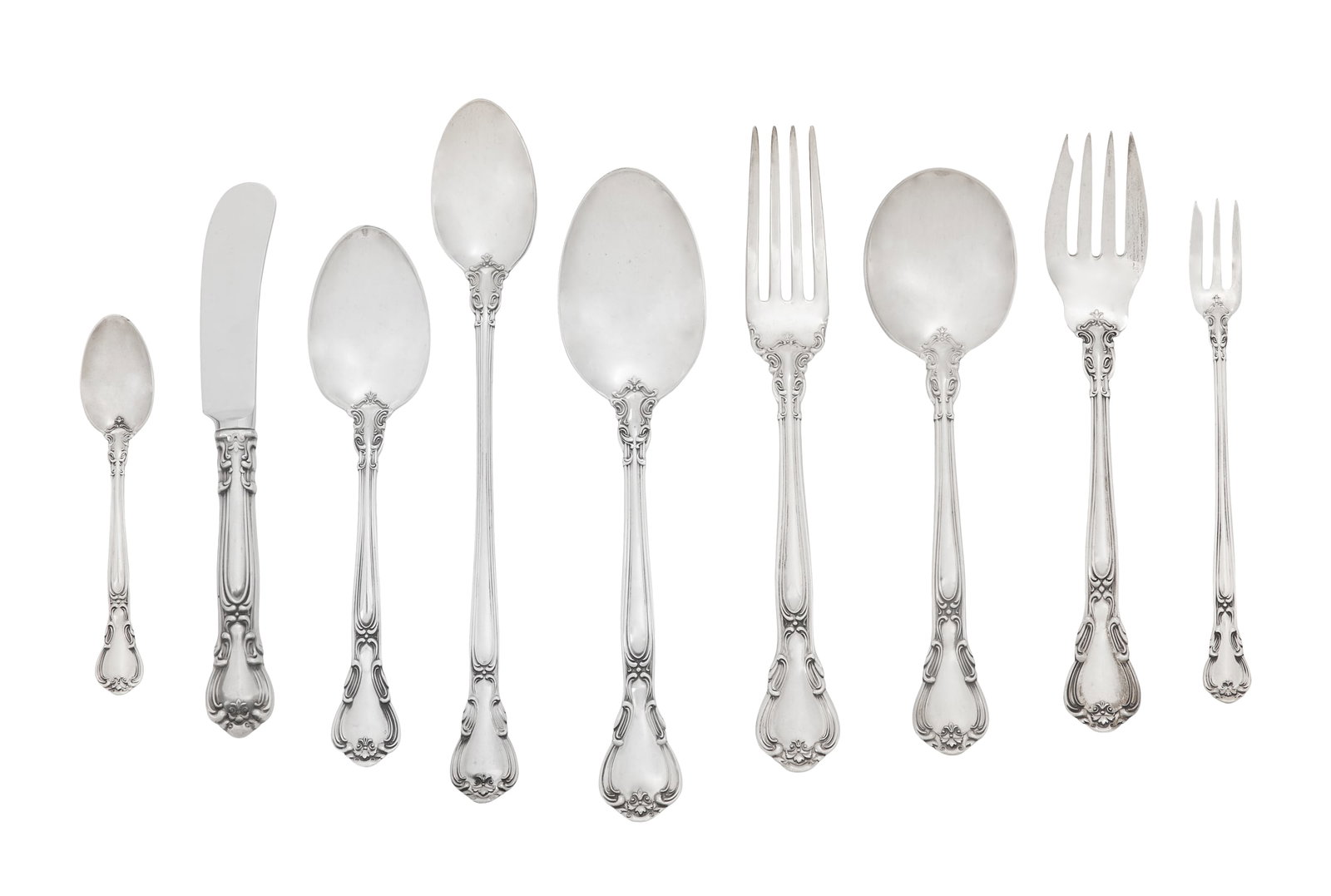 Gorham "Chantilly" Sterling Flatware Set (1 of 4)