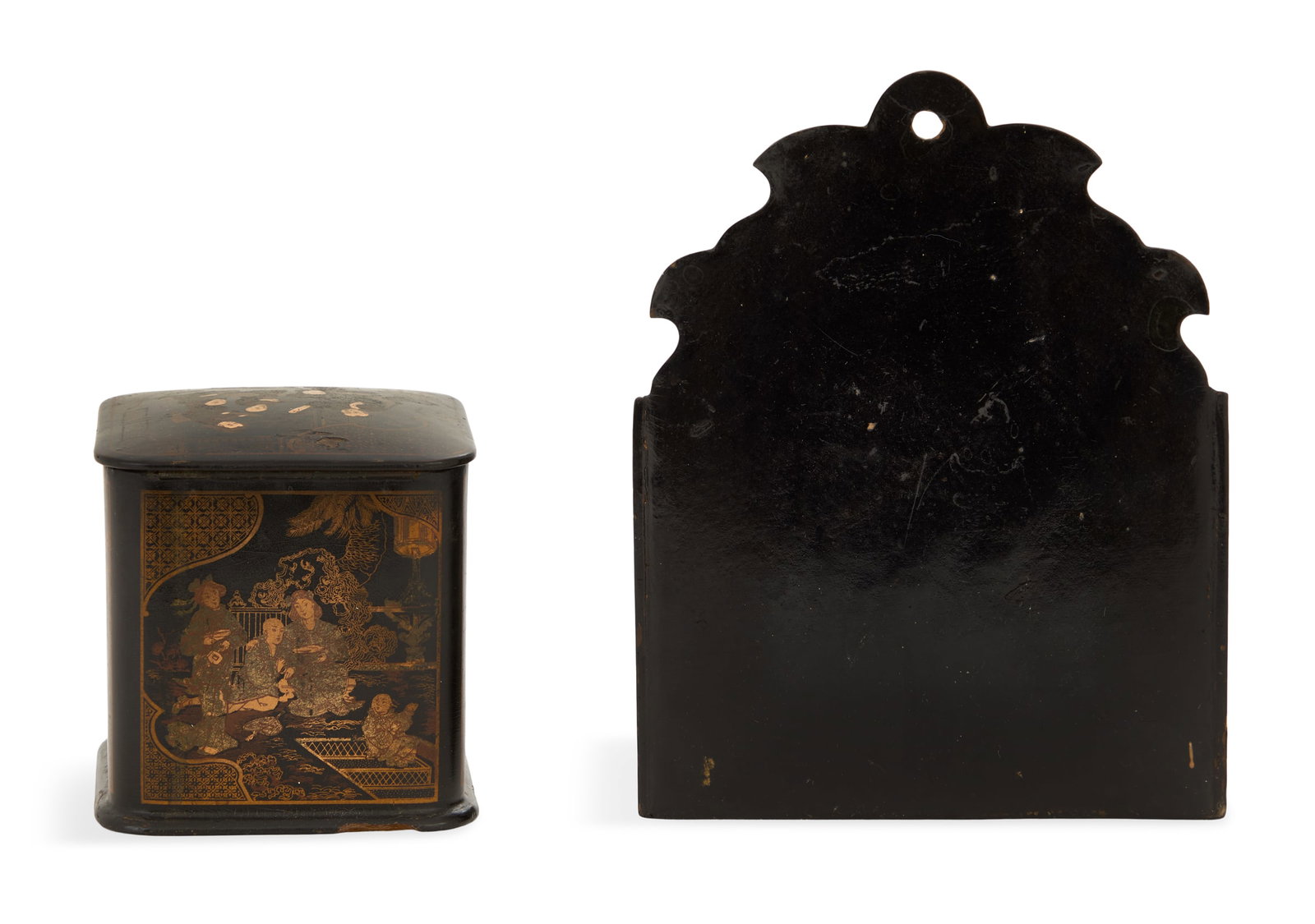 Two English Papier-Mache Objects - 3