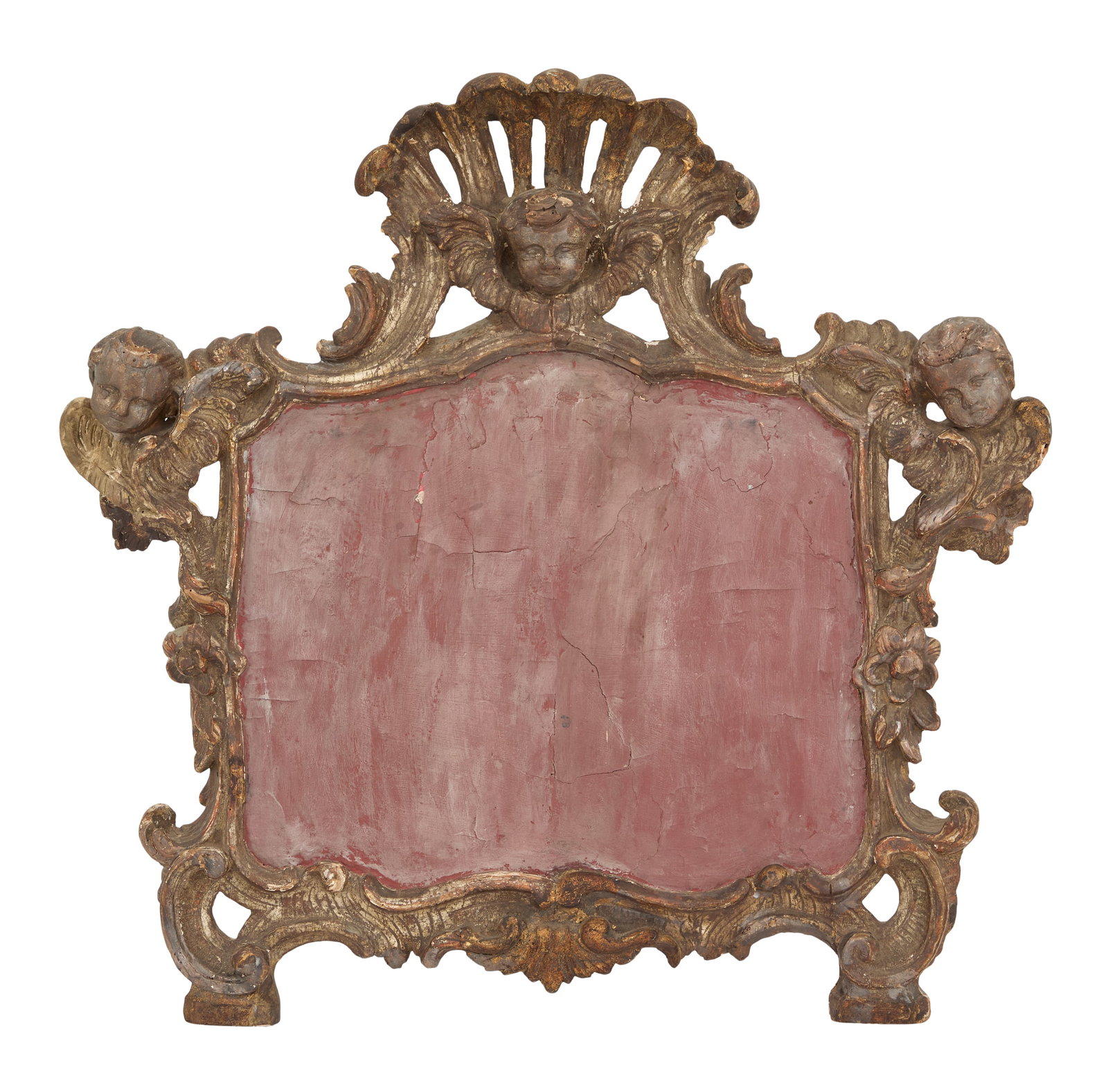 Italian Baroque Parcel-Gilt Wooden Plaque (1 of 2)