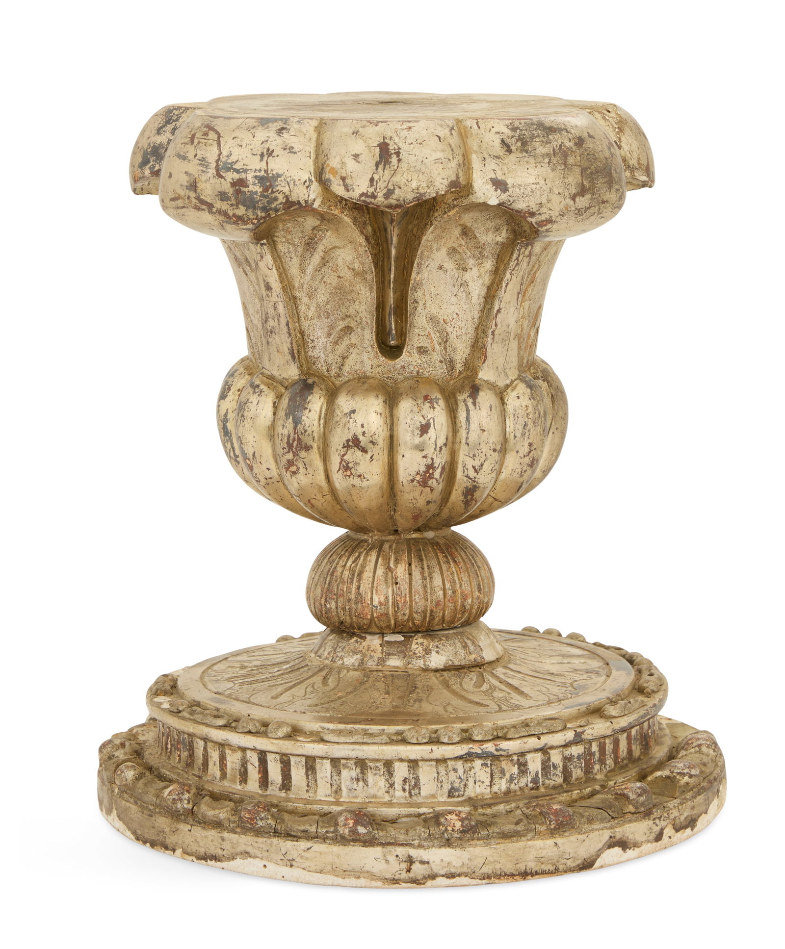 Italian Silver Giltwood Architectural Fragment (1 of 2)