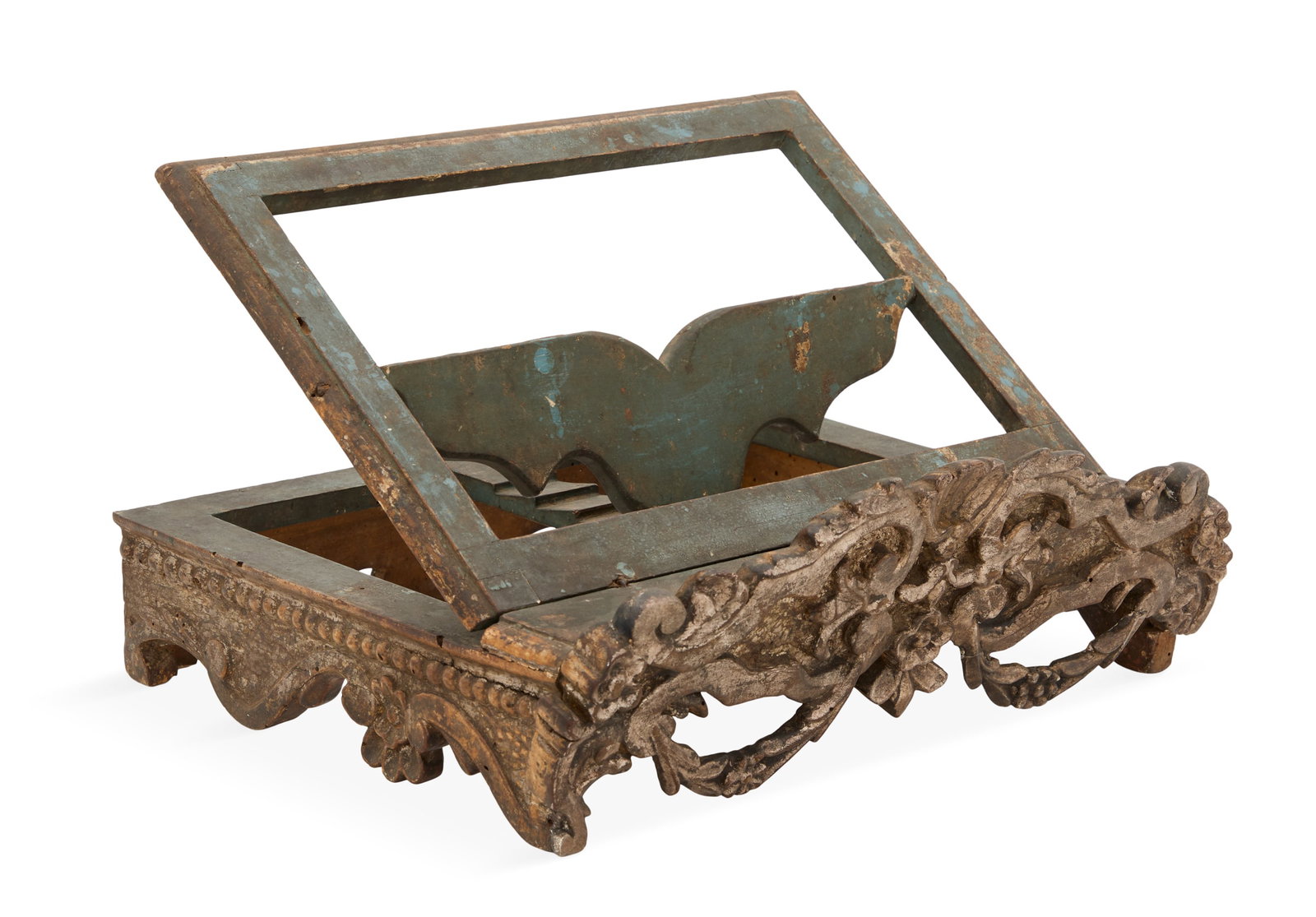 Italian Silver Giltwood Book Stand (1 of 5)