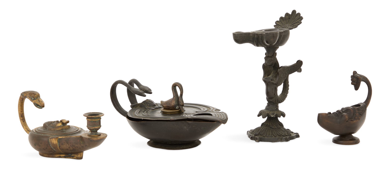 Four Oil Lamp-Form Objects (1 of 4)