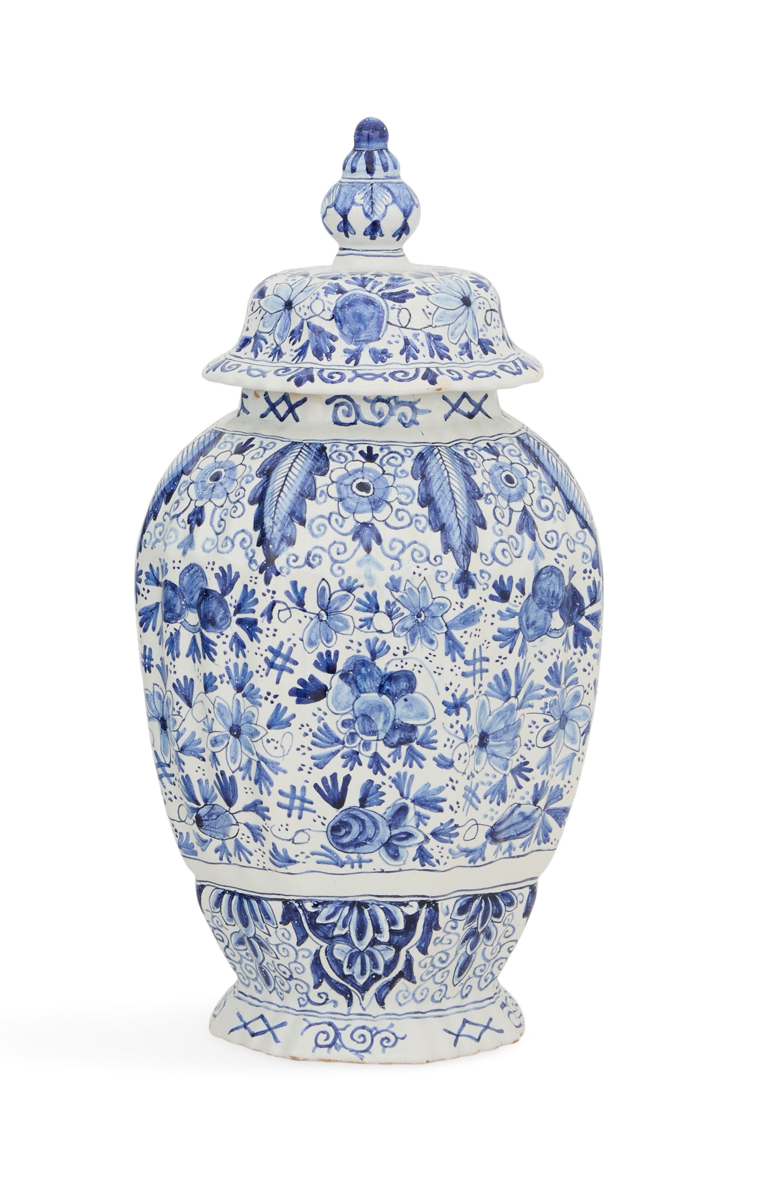 Delft Porcelain Covered Urn (1 of 5)