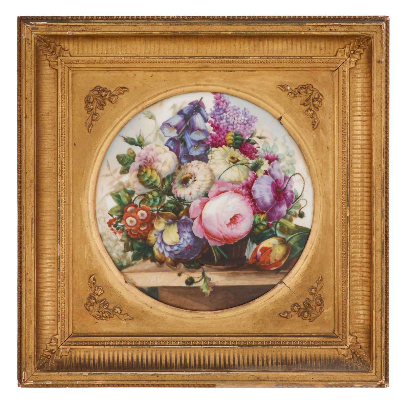 Hand-Painted Porcelain Plaque (1 of 2)