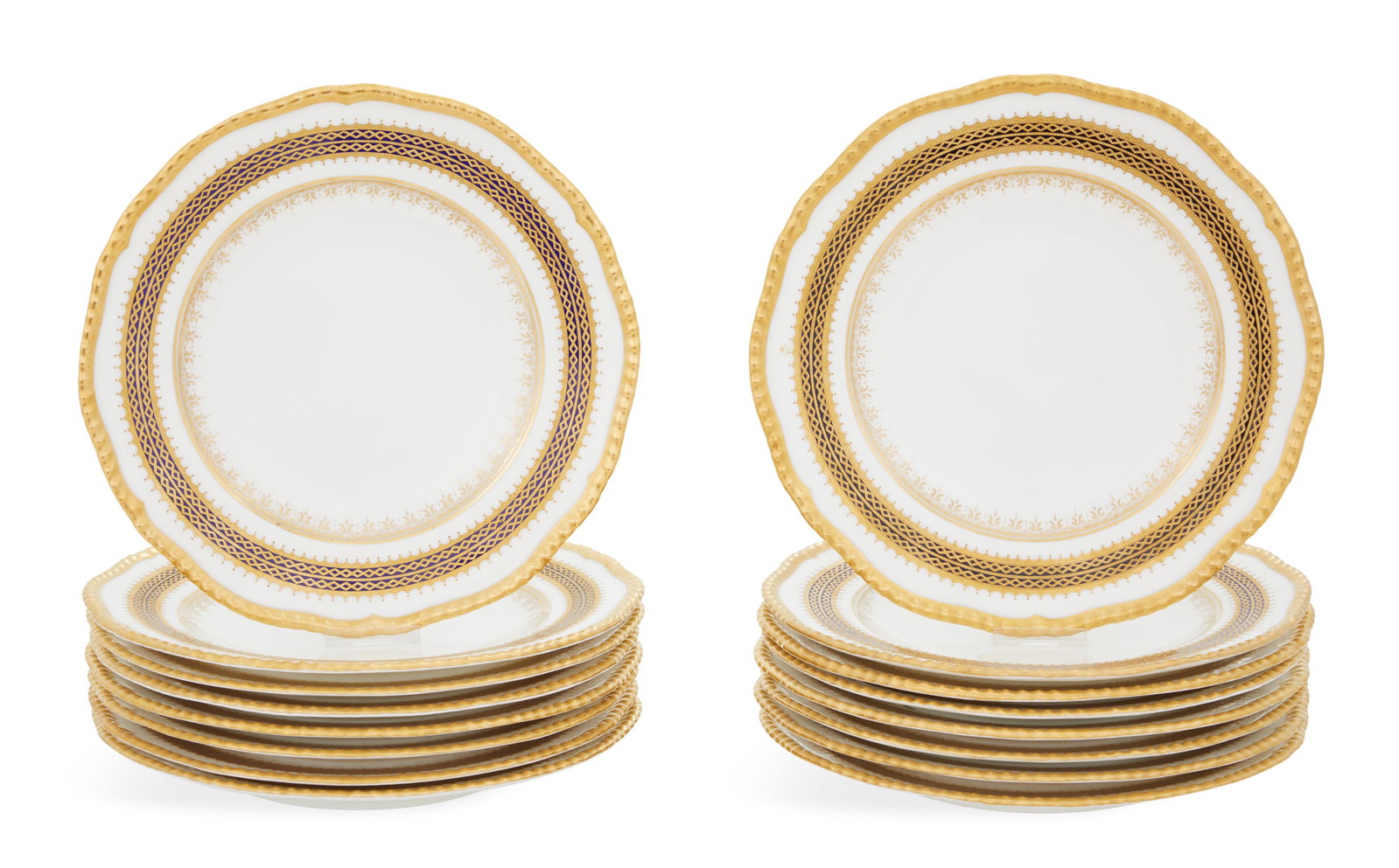Set of Sixteen English Coalport Dessert Plates (1 of 3)