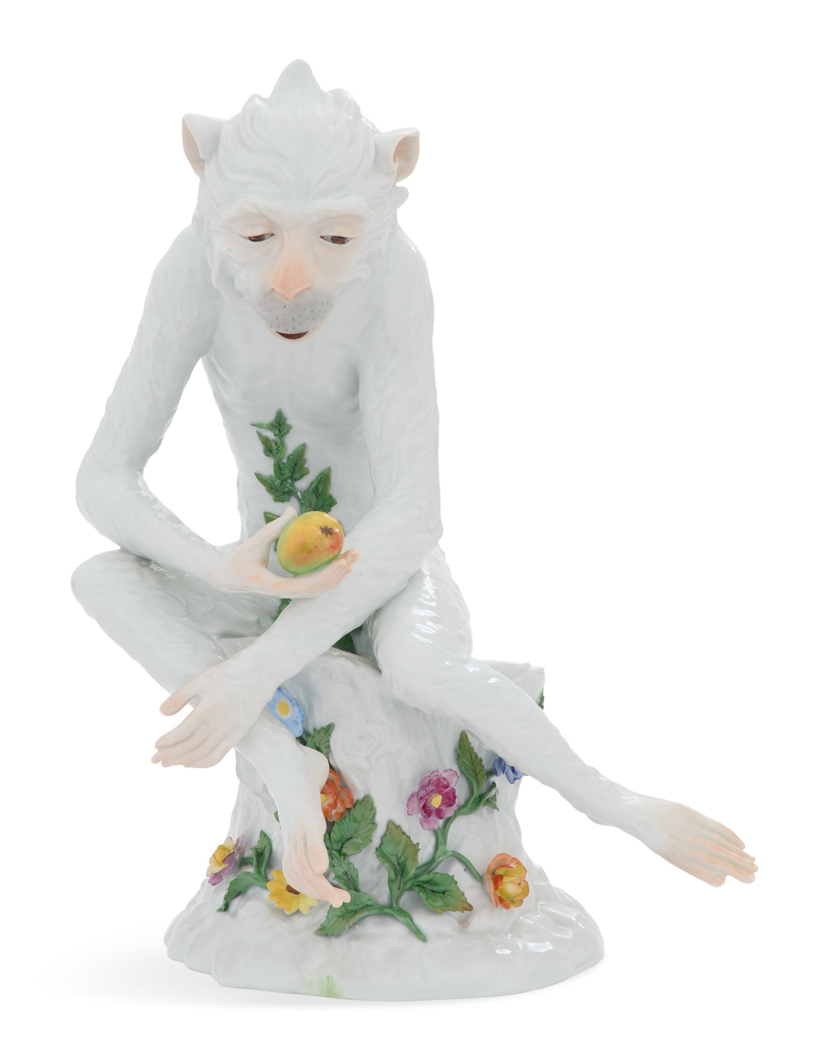 German Dresden Porcelain Figure of a Monkey (1 of 5)