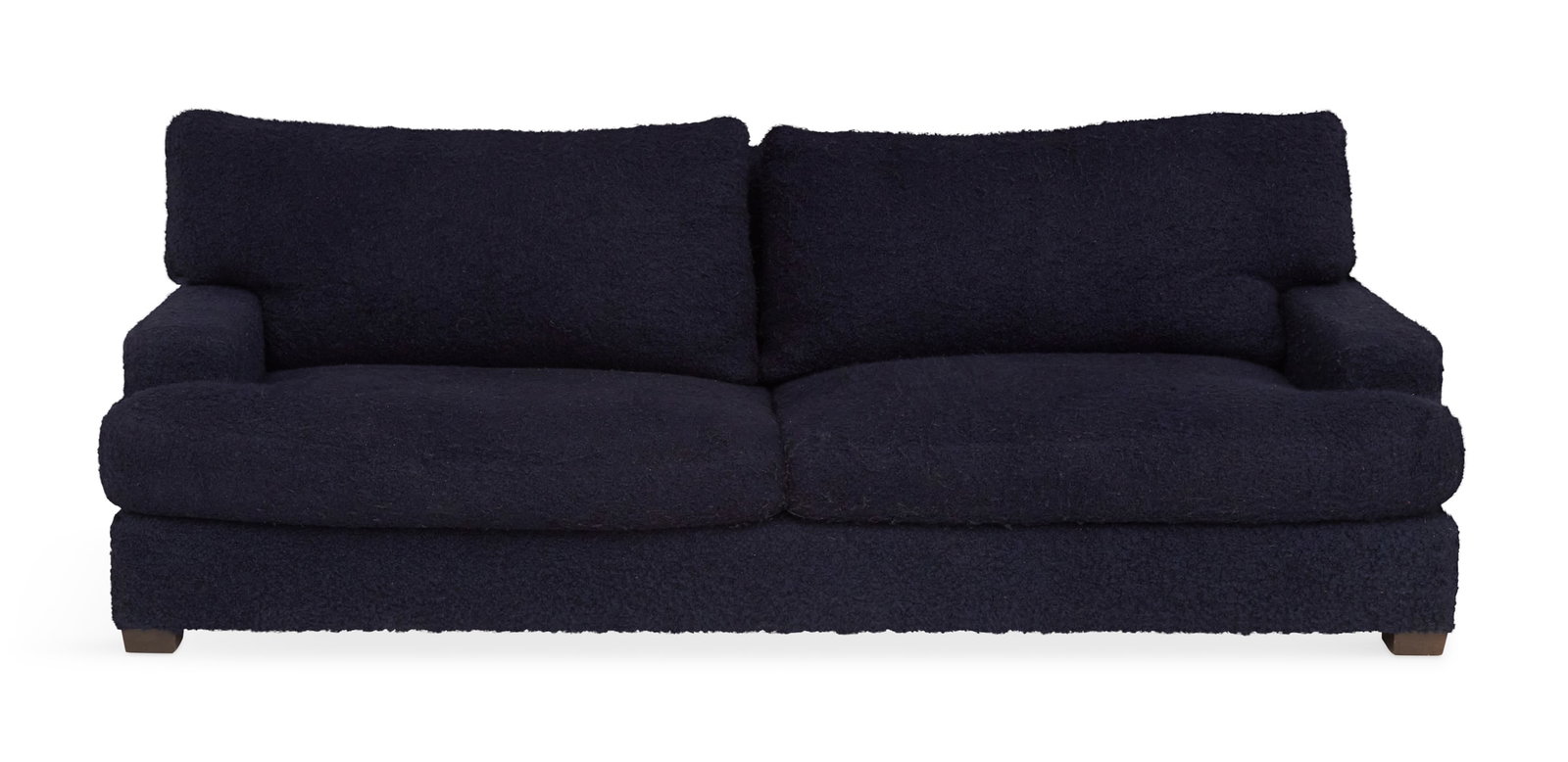 Large Contemporary Shag-Covered Sofa (1 of 3)