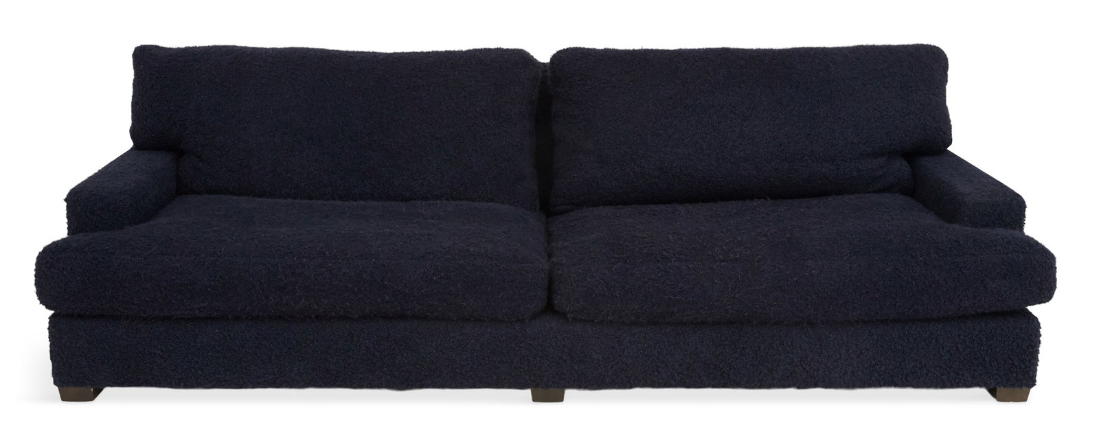 Large Contemporary Boucle-Covered Sofa (1 of 3)
