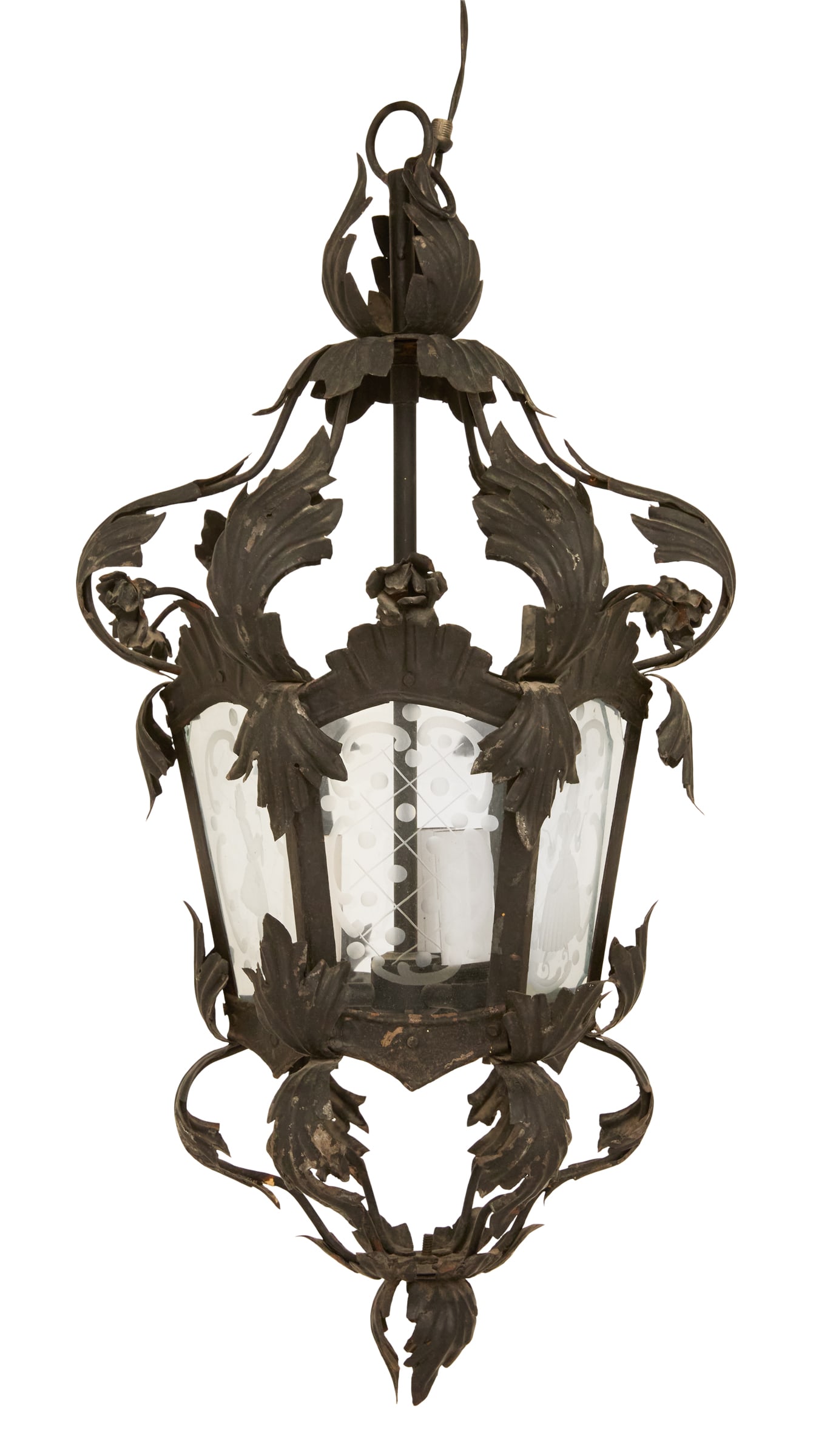 Continental Black Metal Lantern (1 of 1)