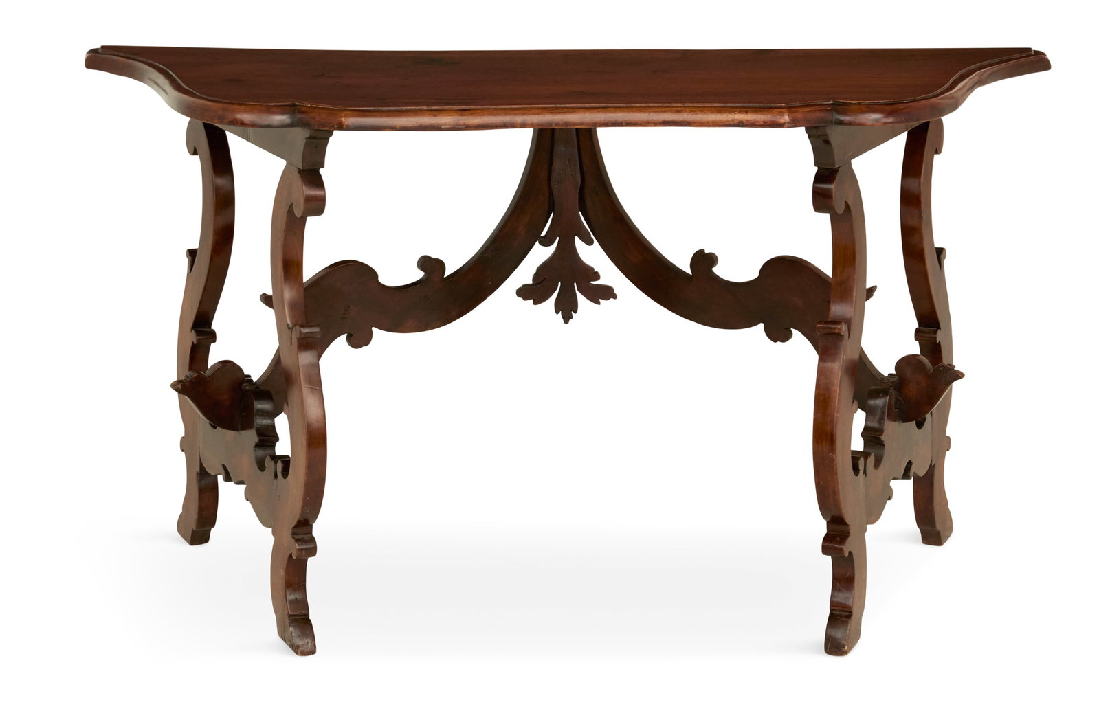 Italian Walnut Console Table (1 of 3)