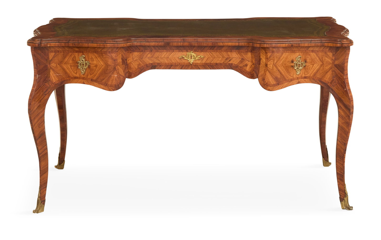 Louis XV-Style Kingwood Bureau Plat (1 of 3)