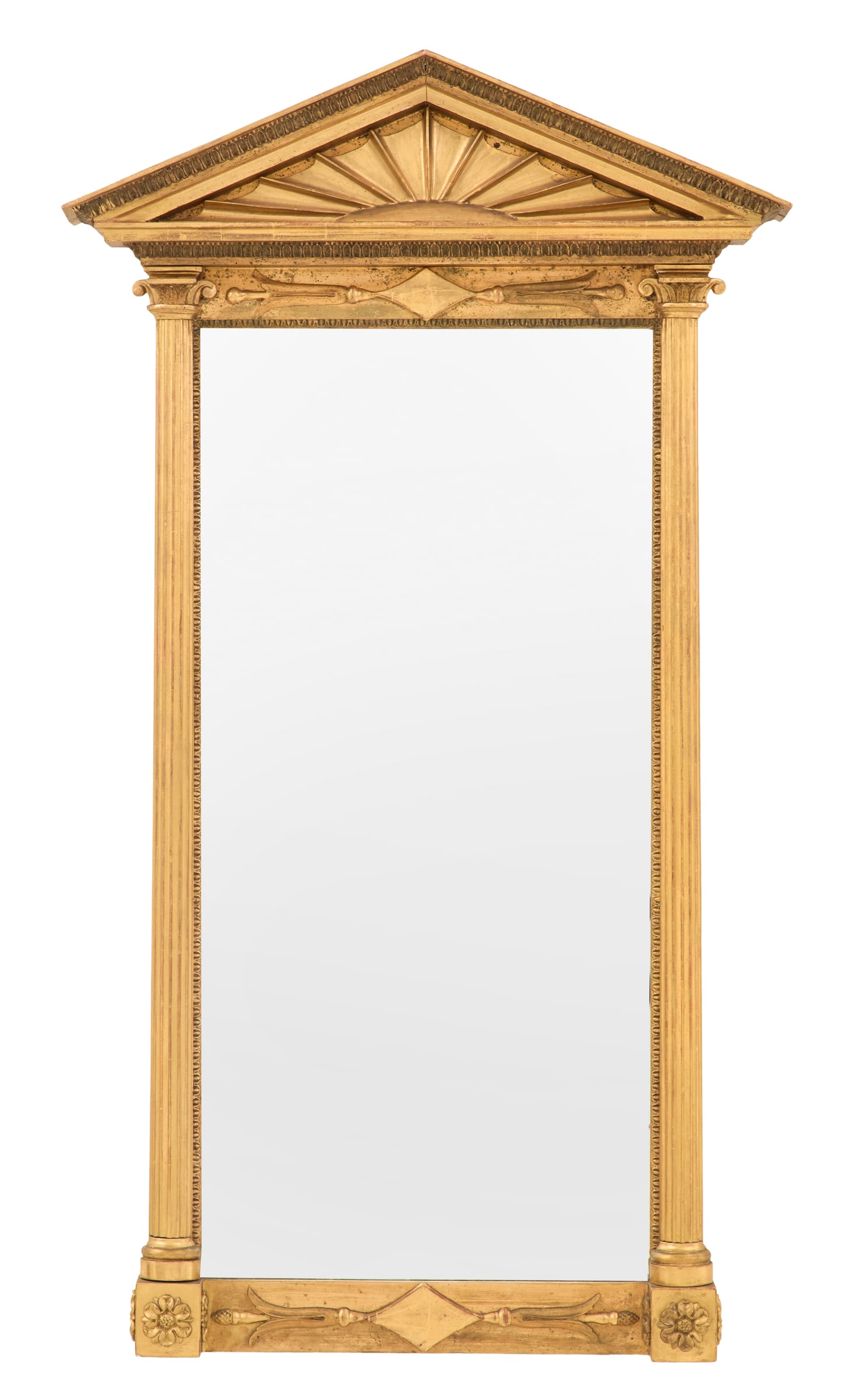 Unusual Giltwood Pier Mirror (1 of 2)
