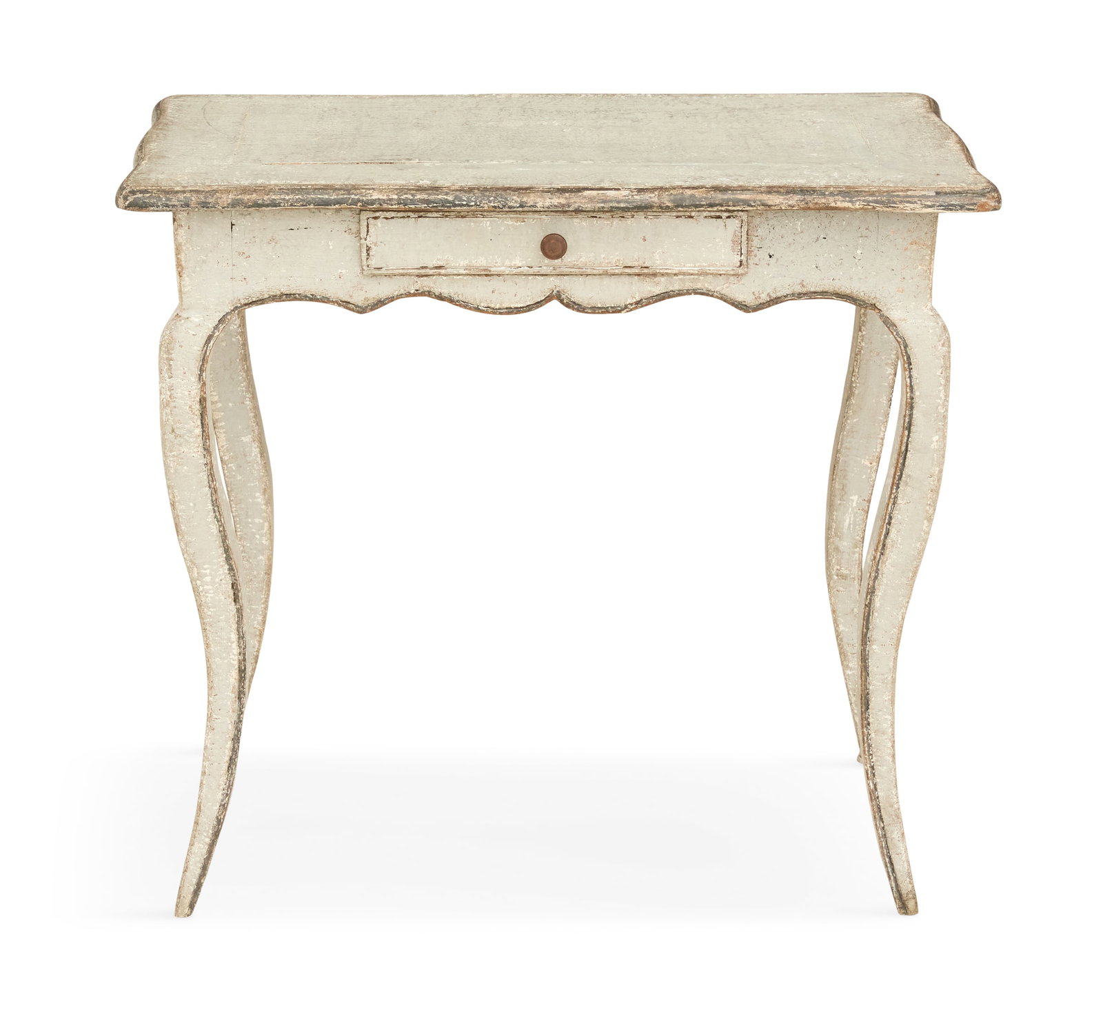 Swedish Polychrome Side Table (1 of 3)