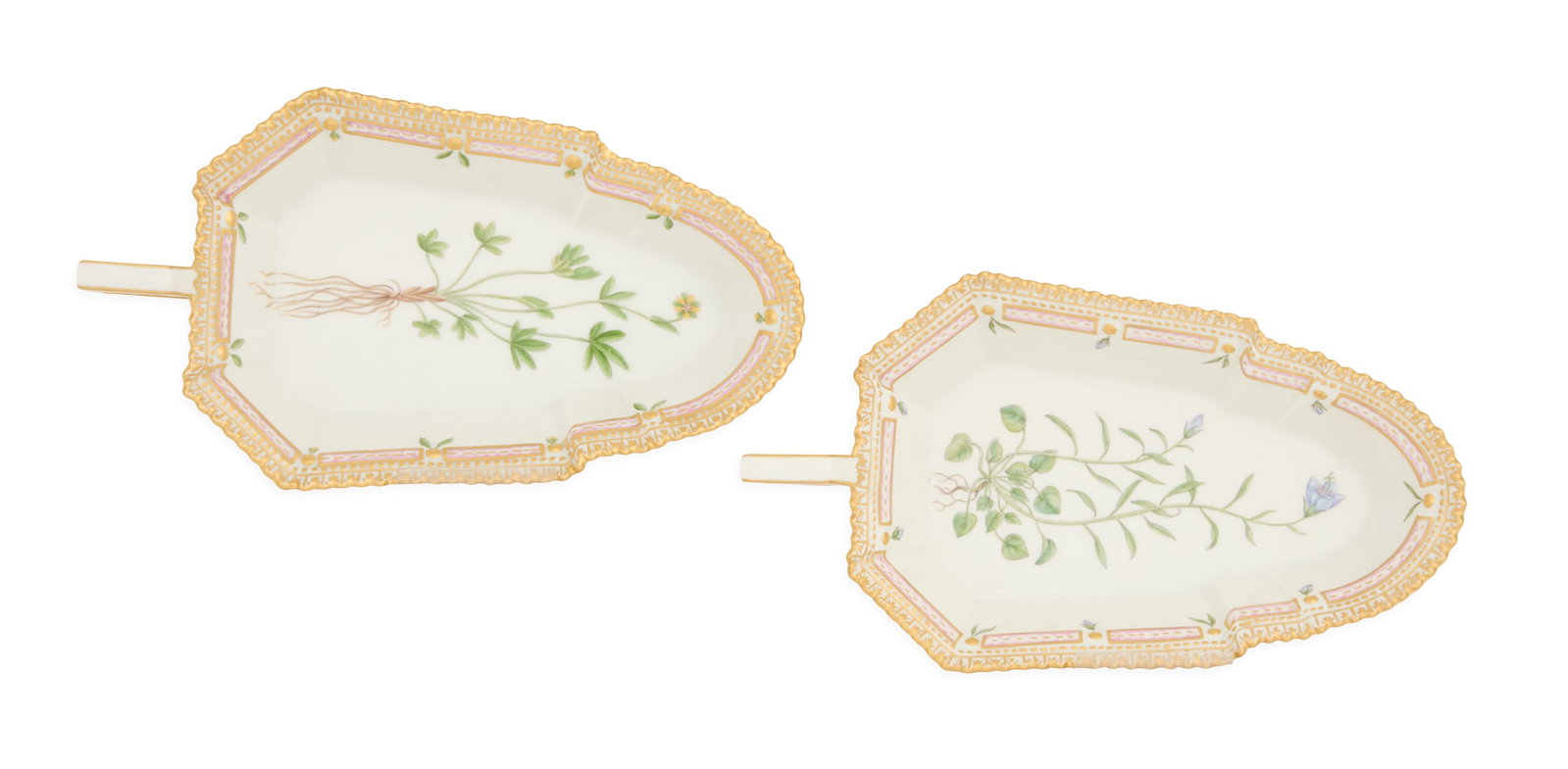 Two "Flora Danica" Pickle Dishes (1 of 4)